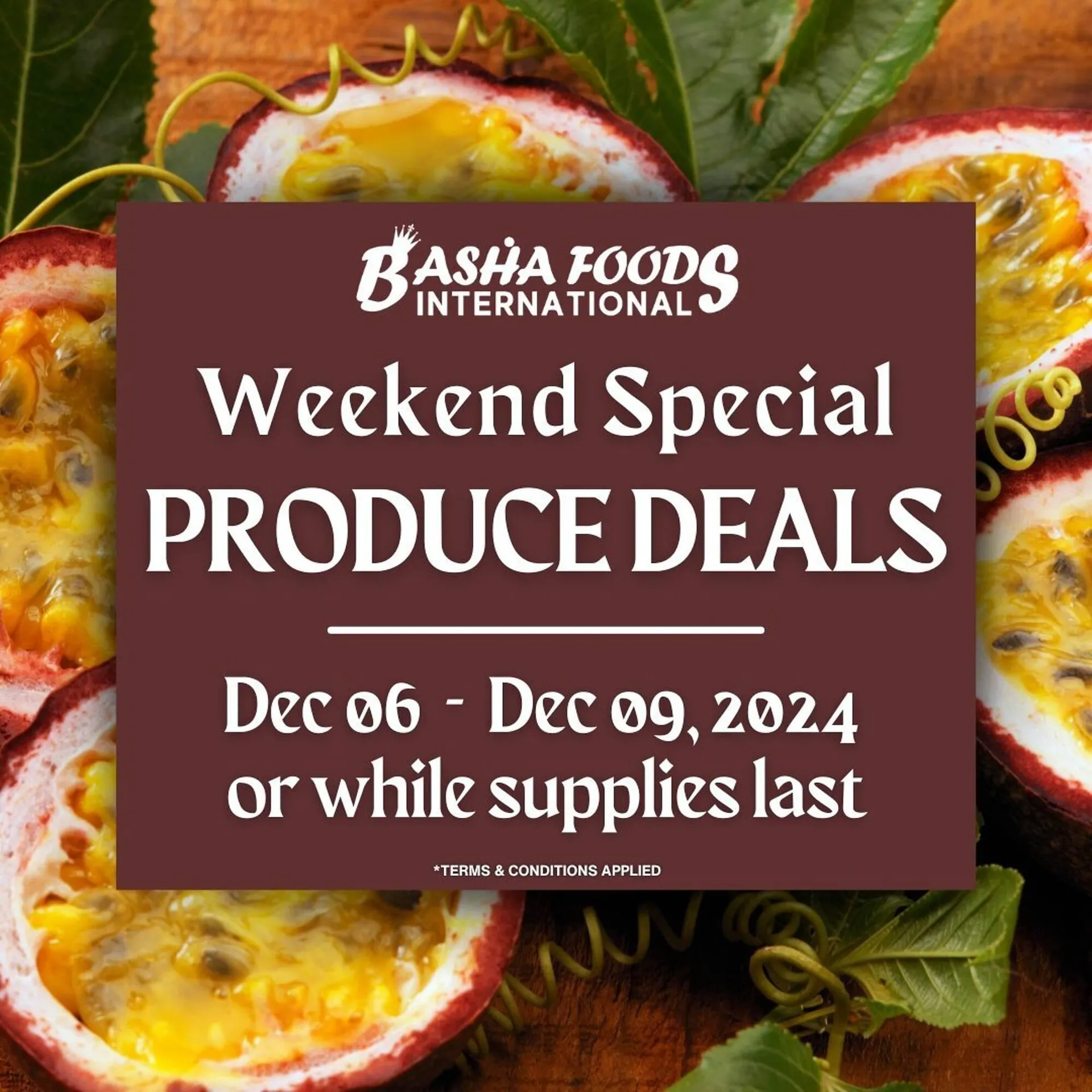 Basha Foods flyer - 1