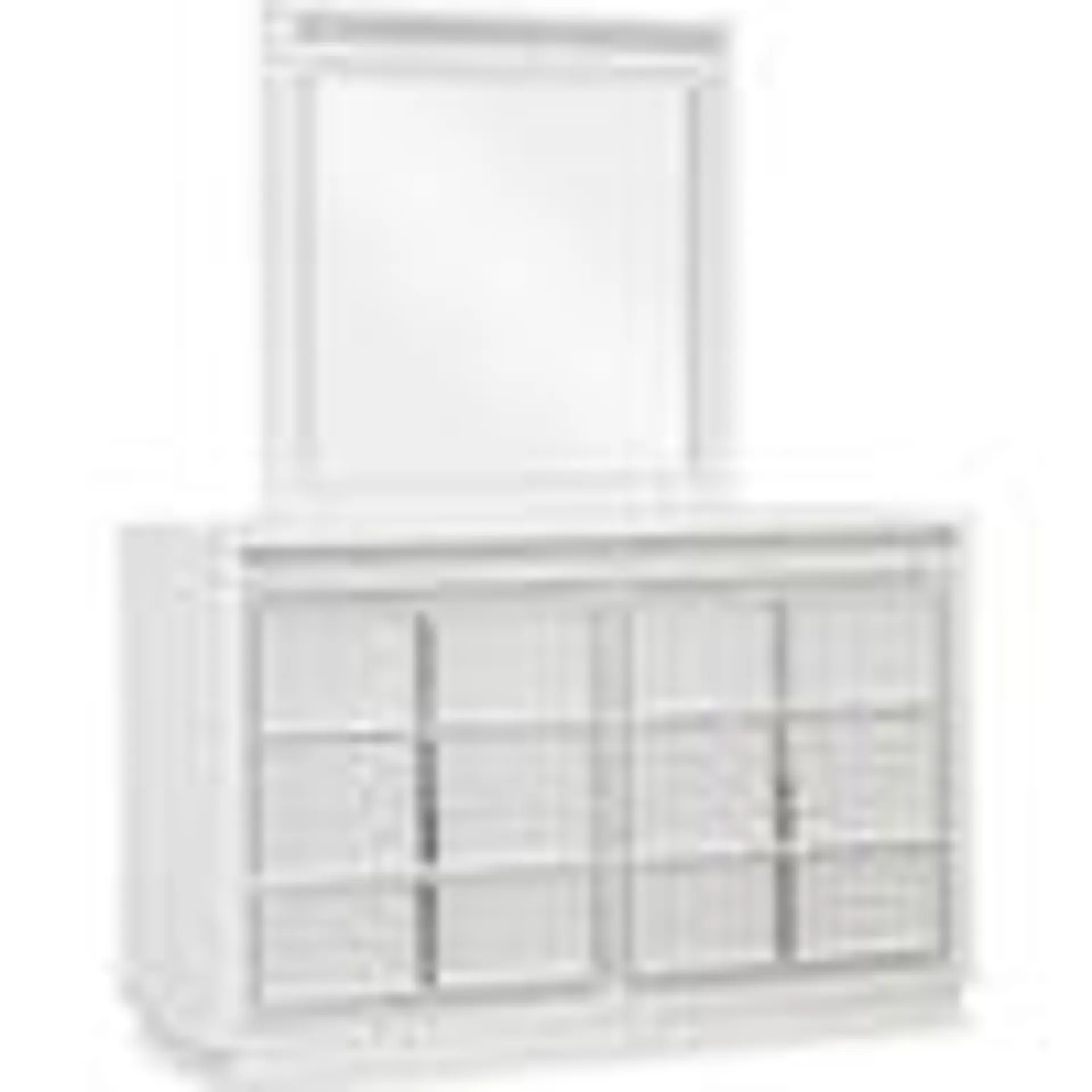 Chalanna Dresser and Mirror - White