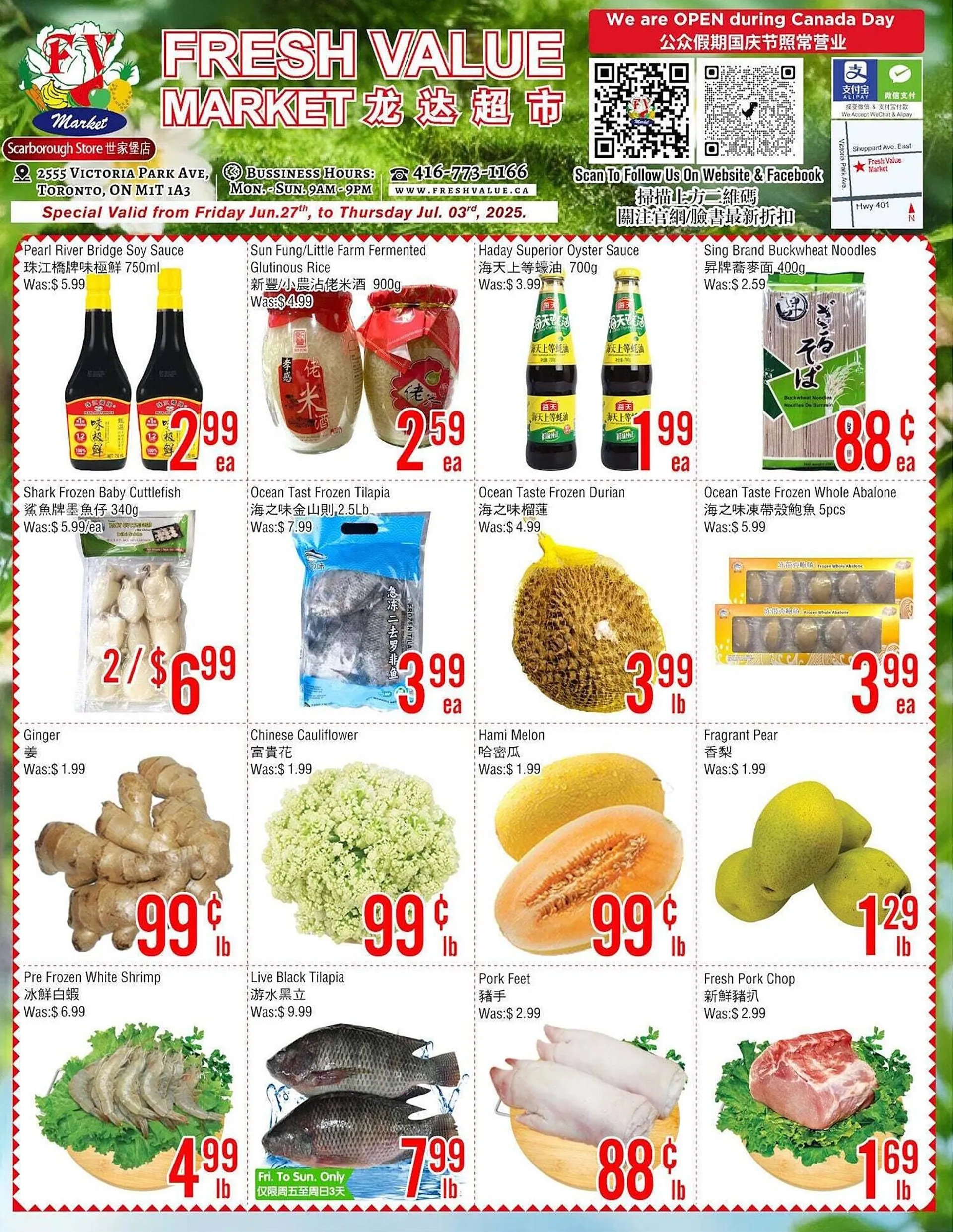 Fresh Value flyer from June 26 to July 3 2025 - flyer page 1