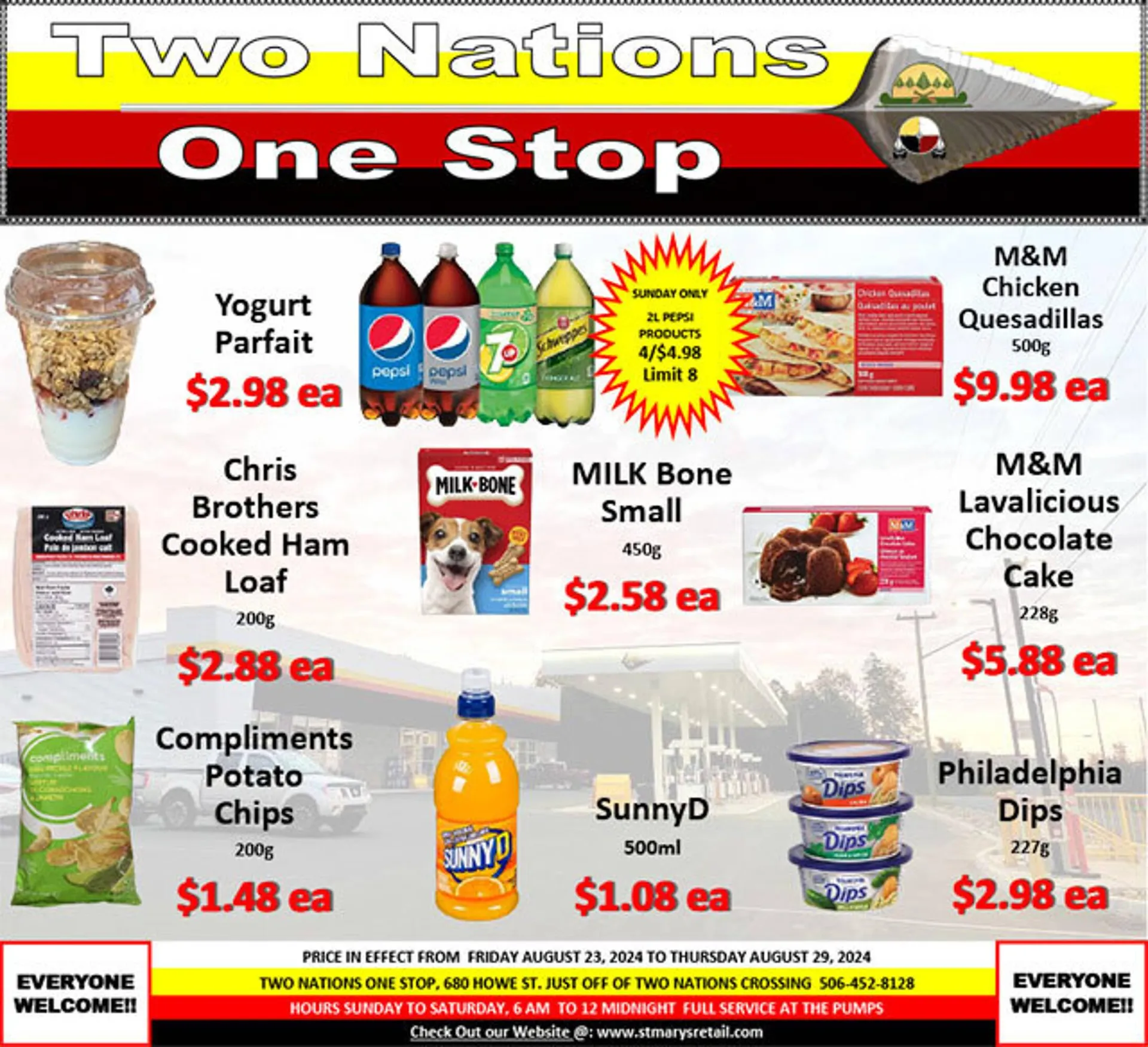 Two Nations One Stop flyer - 1