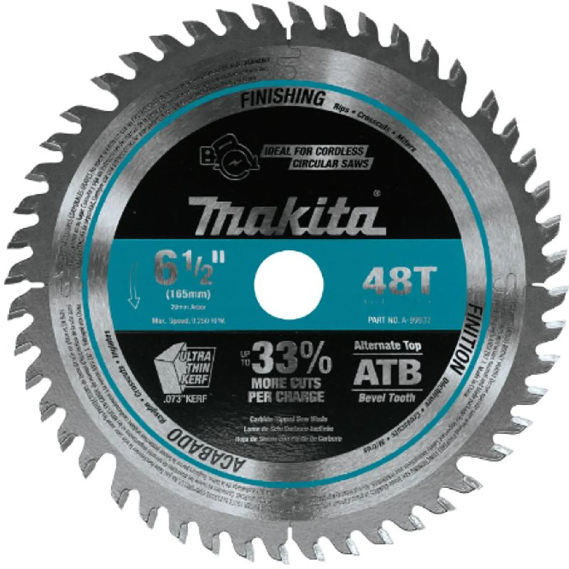 SAW BLADE C.T 6 1/2 48T MAKITA A99932