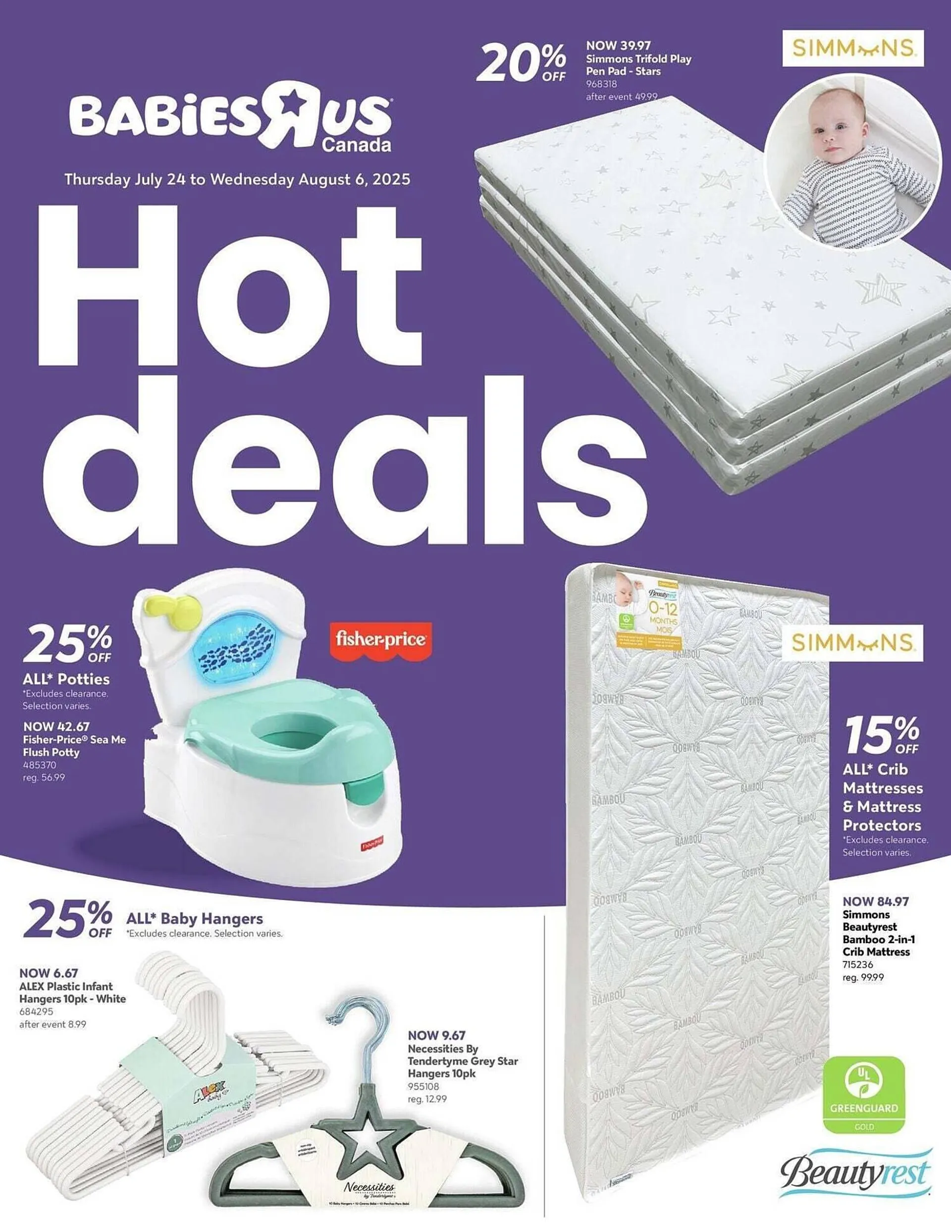 Babies 'R' Us flyer from July 24 to August 7 2025 - flyer page 1