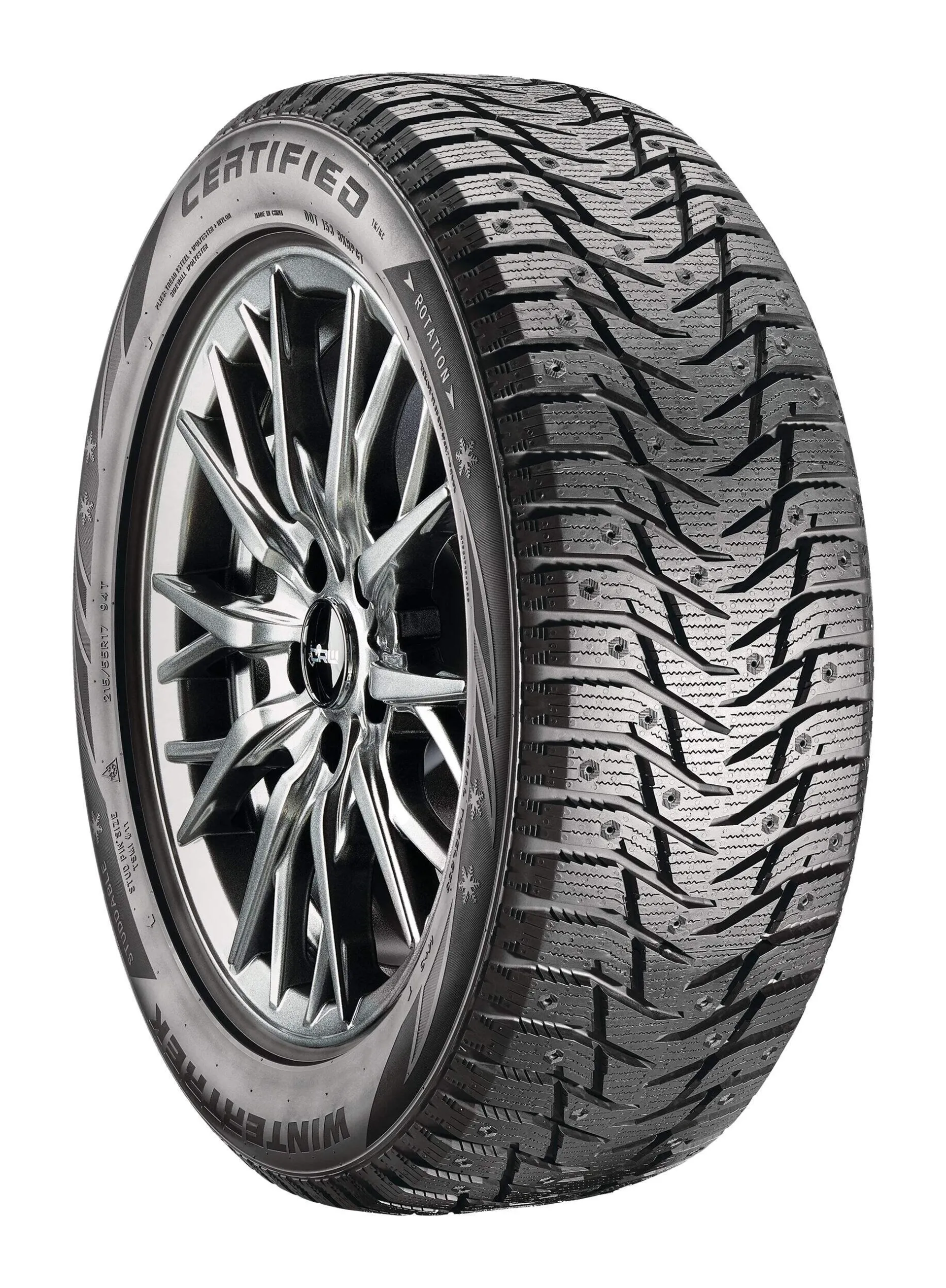 Certified WinterTrek Studdable Tire for Passenger & CUV