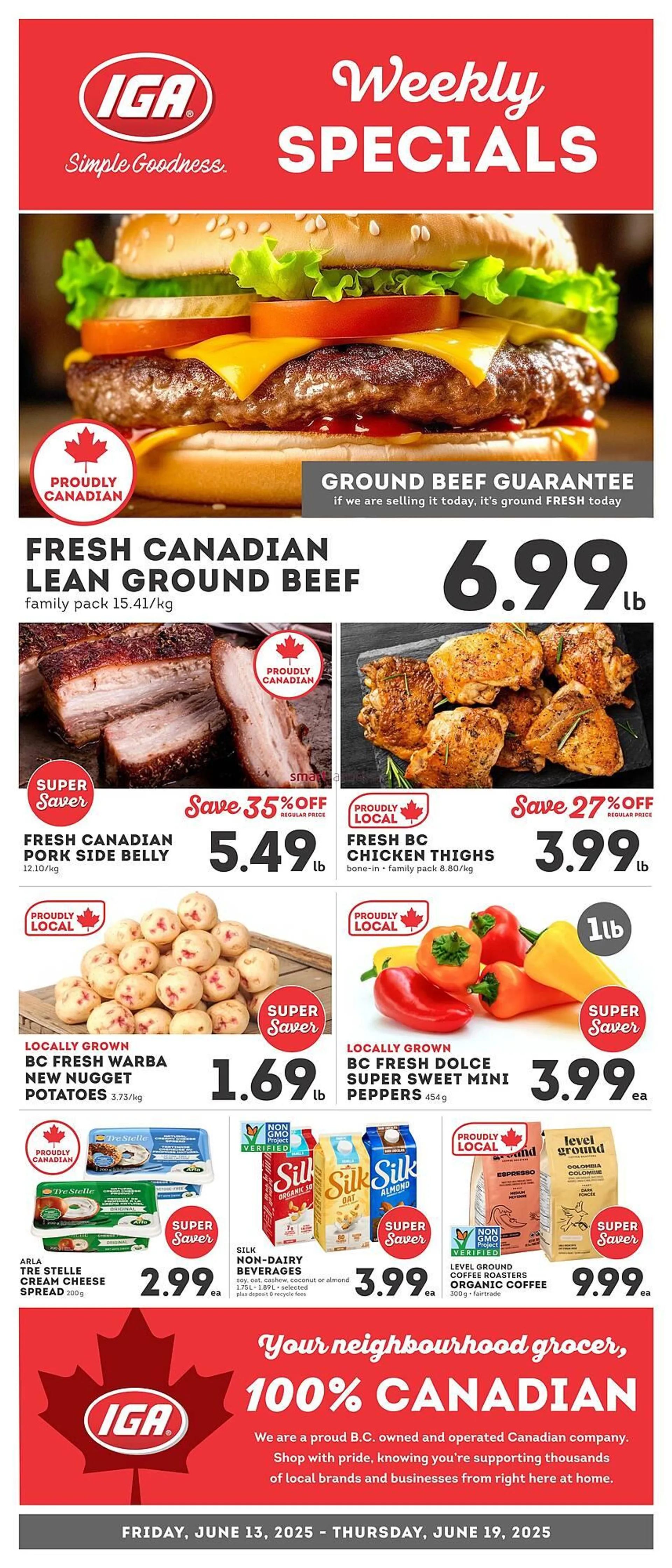 IGA flyer from June 12 to June 18 2025 - flyer page 1
