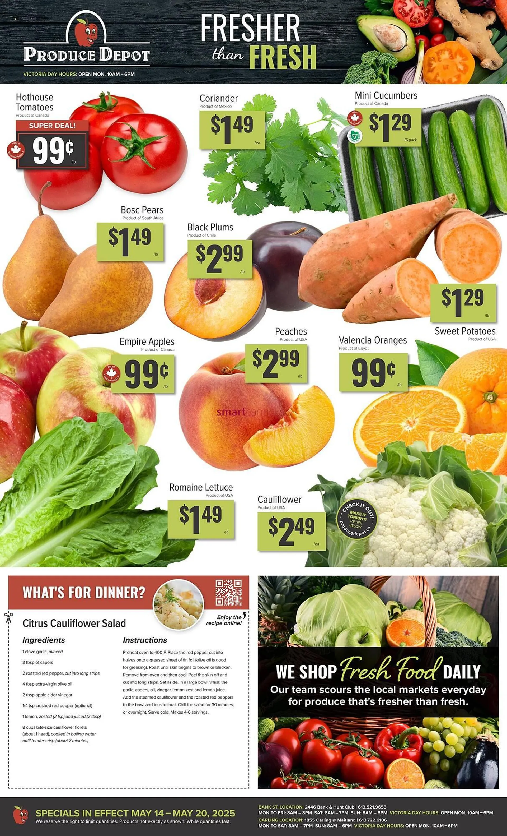 Produce Depot flyer - 1