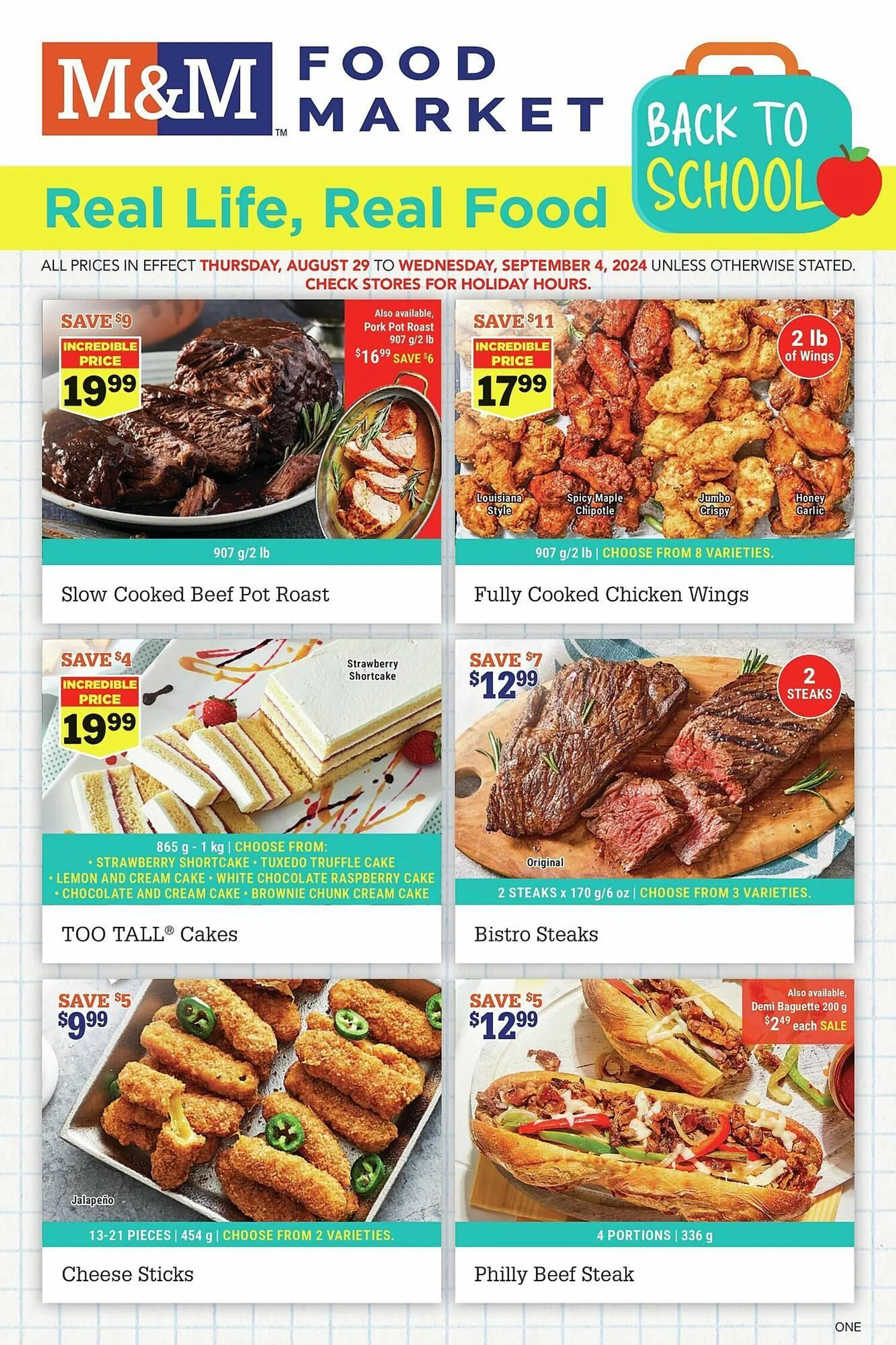 M & M Food Market flyer - 1