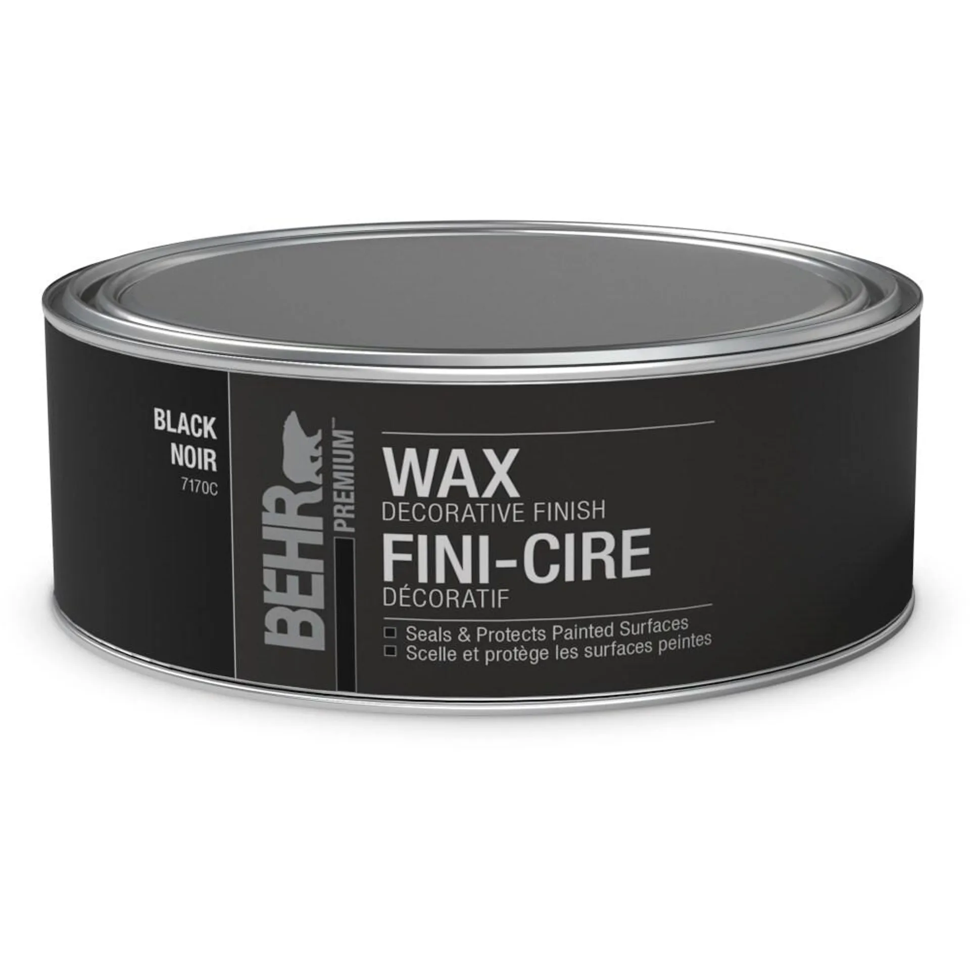 Wax Decorative Finish - Black, 227g