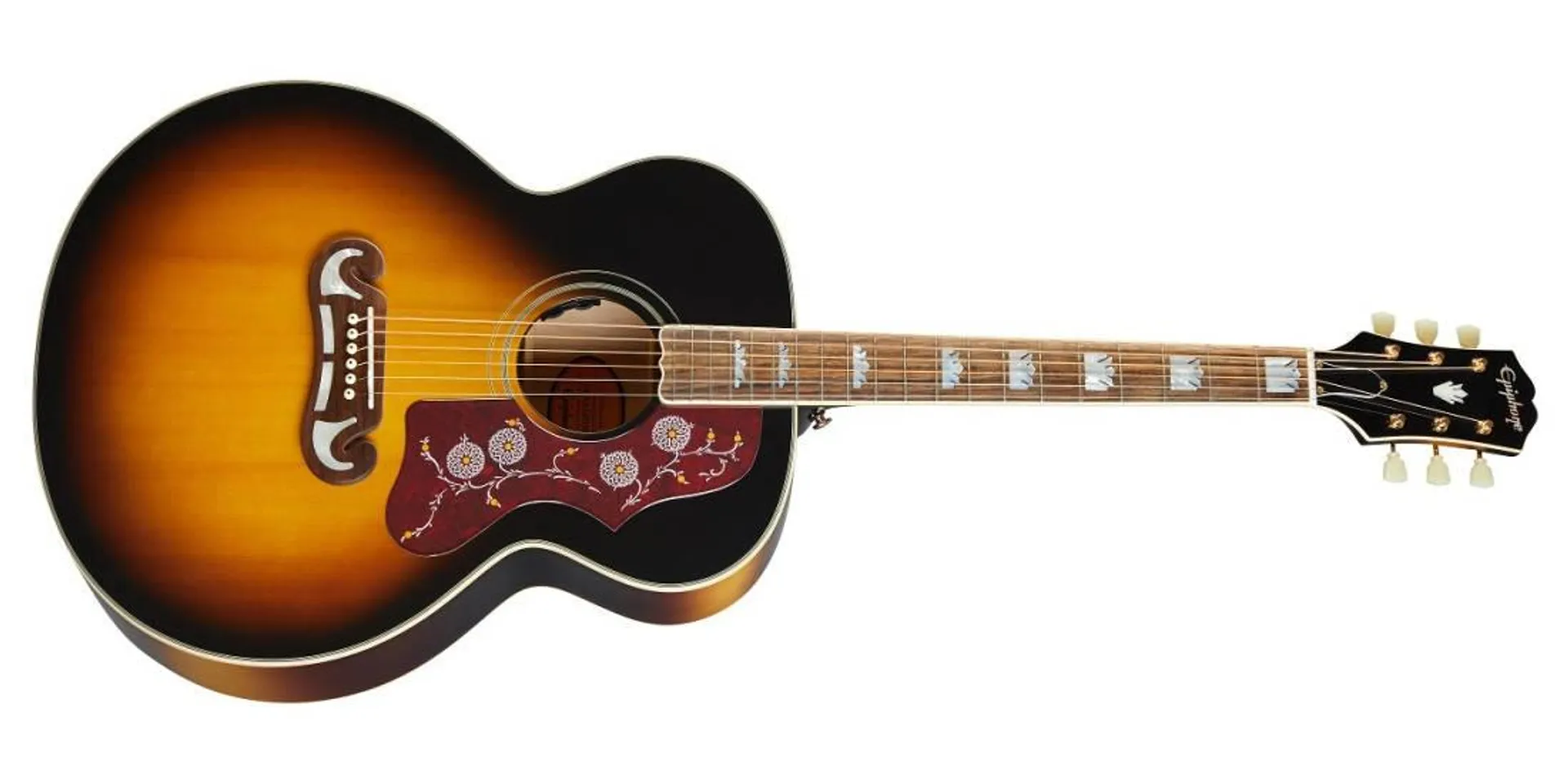 Inspired by Gibson Masterbilt J-200 - Aged Vintage Sunburst