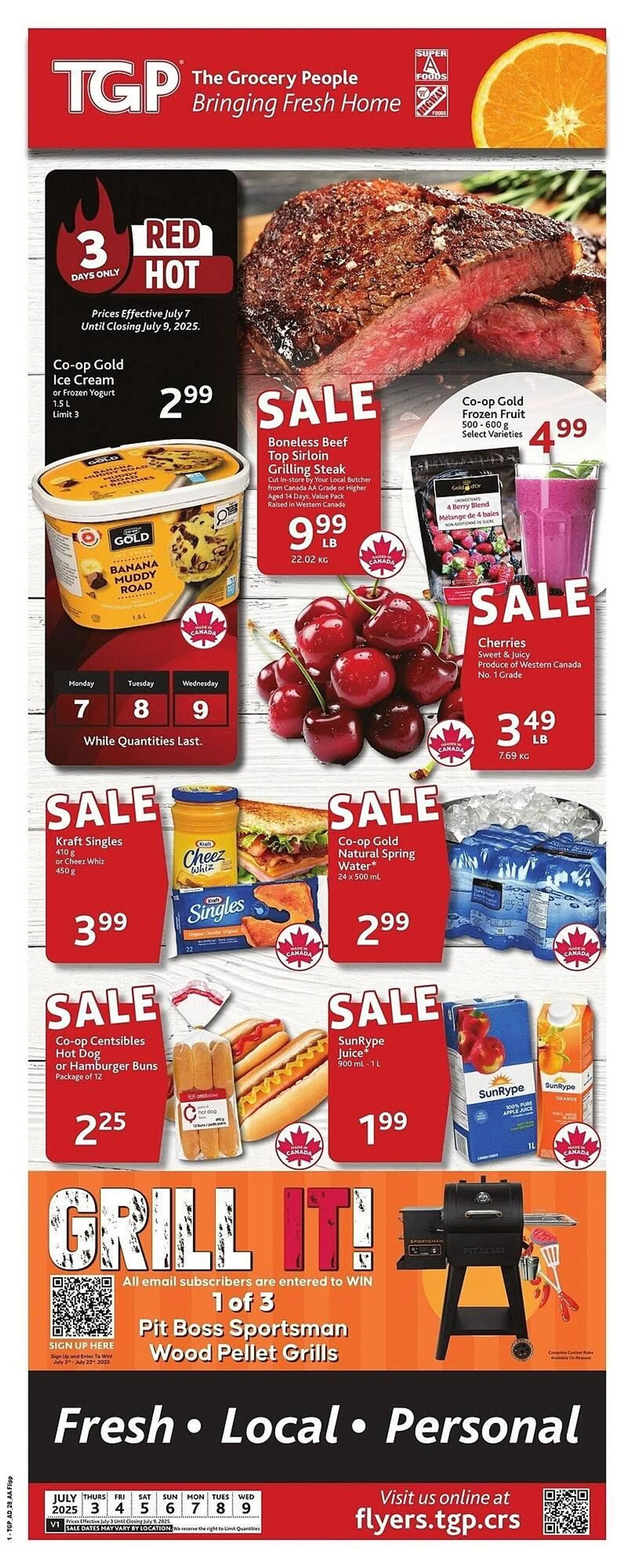 TGP The Grocery People flyer - 1