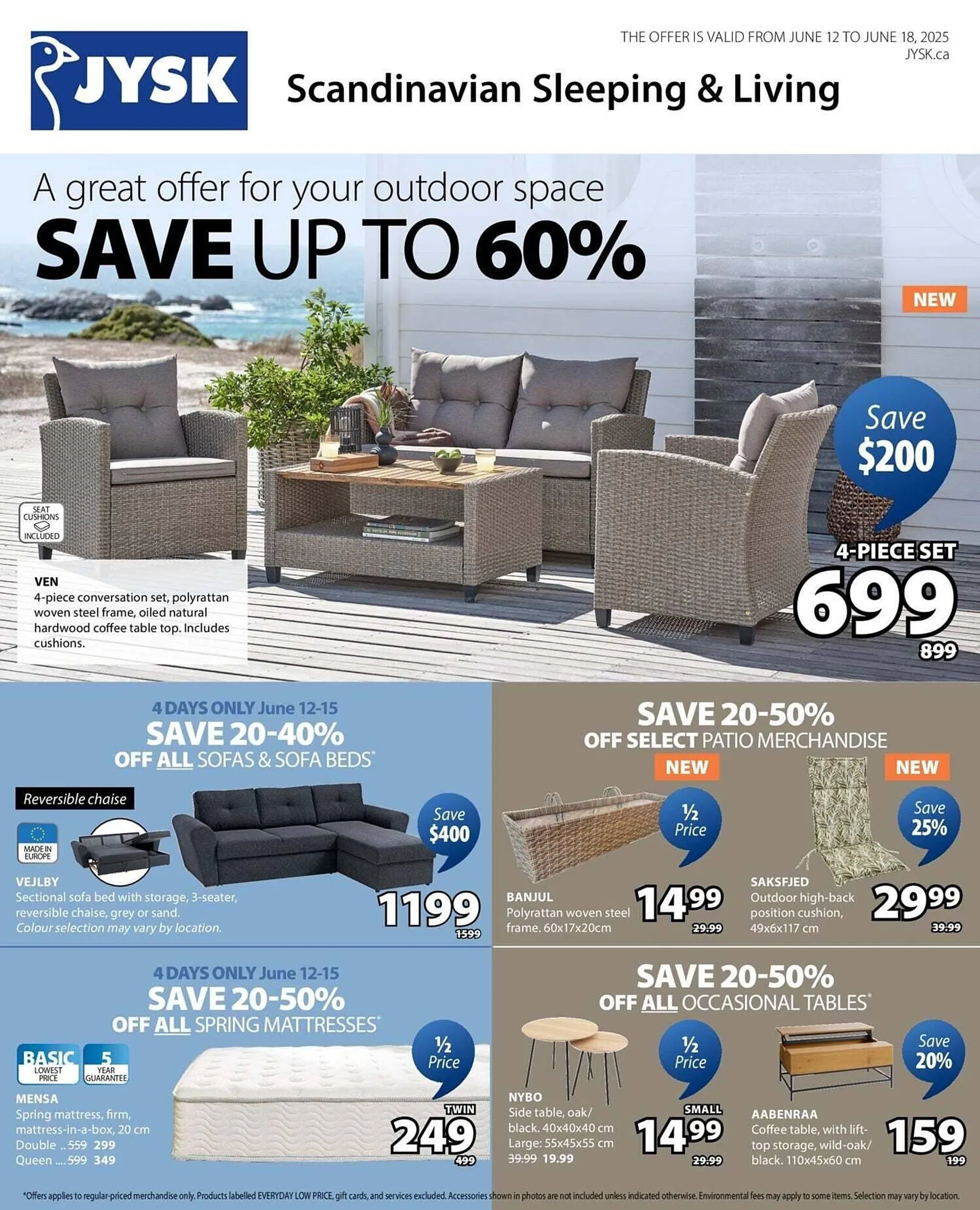 JYSK flyer from June 13 to June 20 2025 - flyer page 1