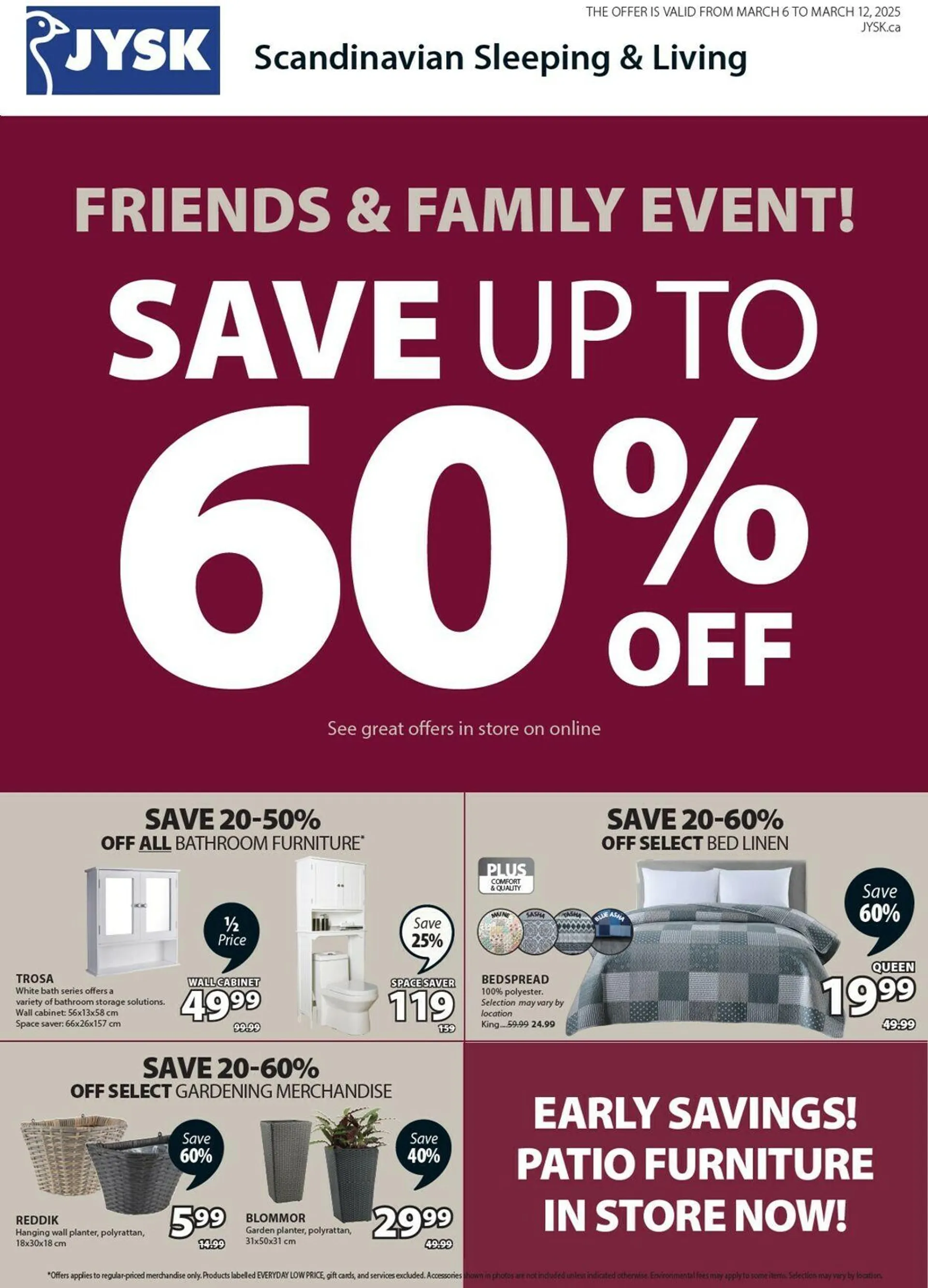 JYSK Current flyer from August 28 to September 11 2025 - flyer page 1