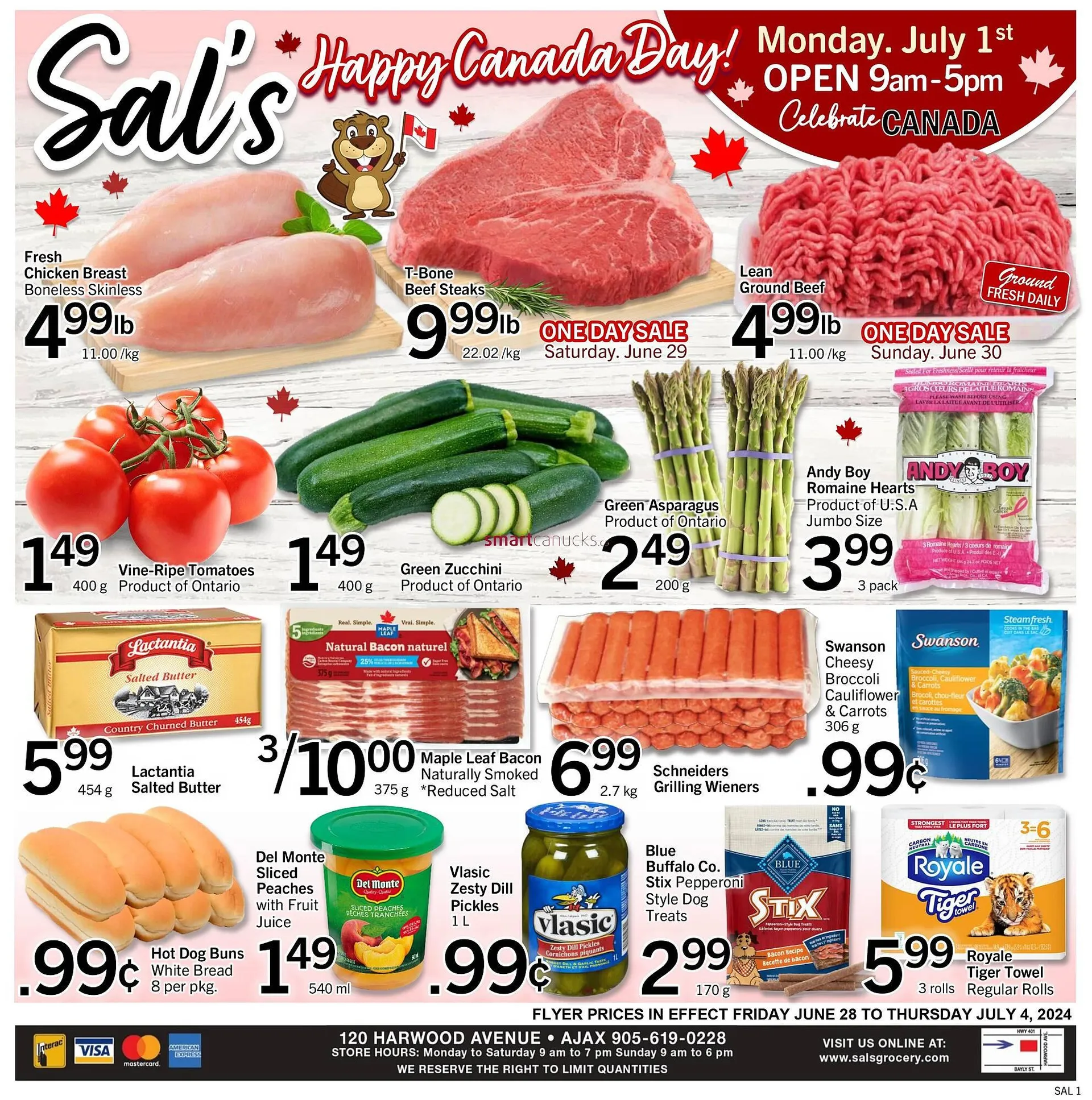 Sals Grocery flyer - 1