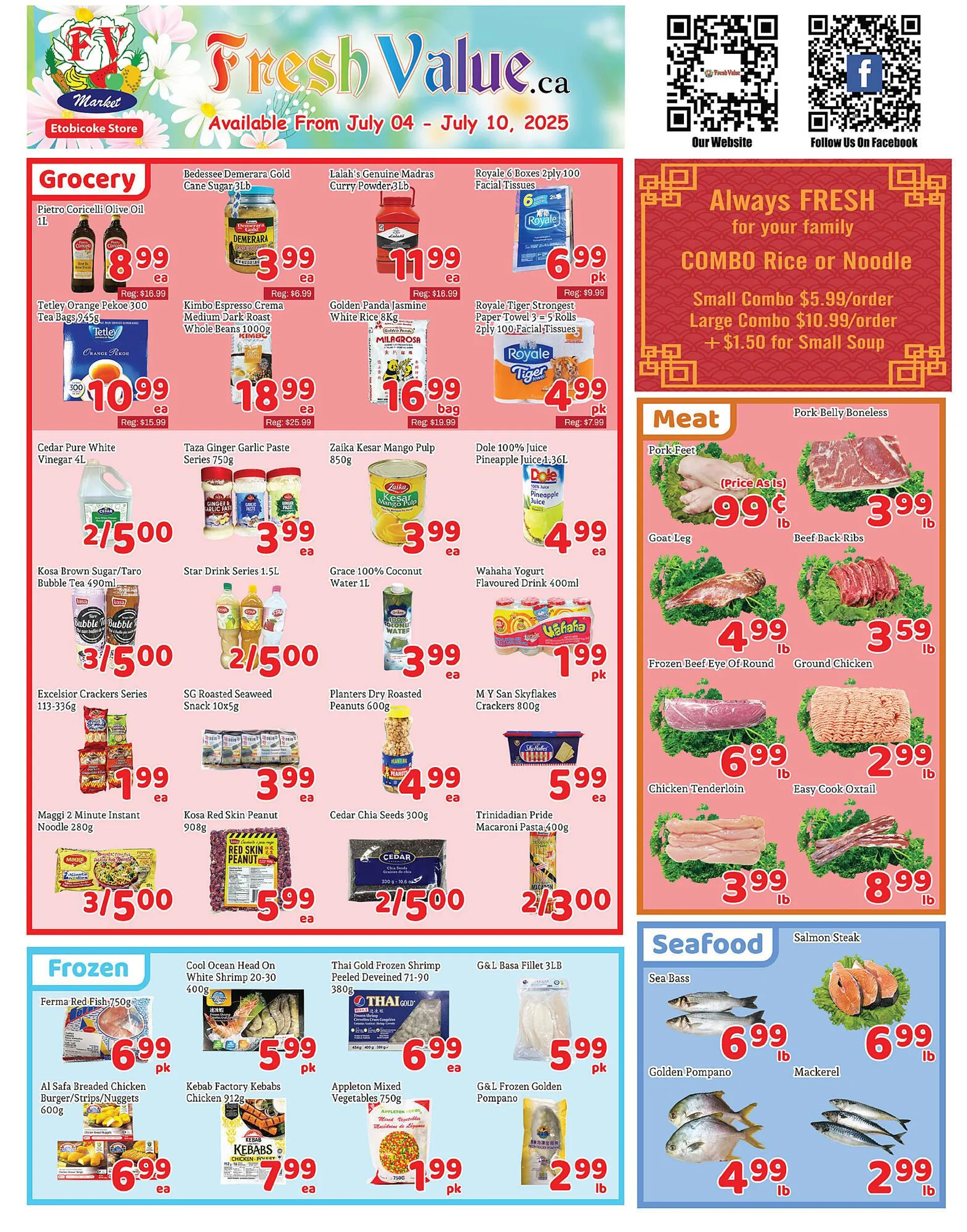 Fresh Value flyer from July 2 to July 21 2025 - flyer page 1