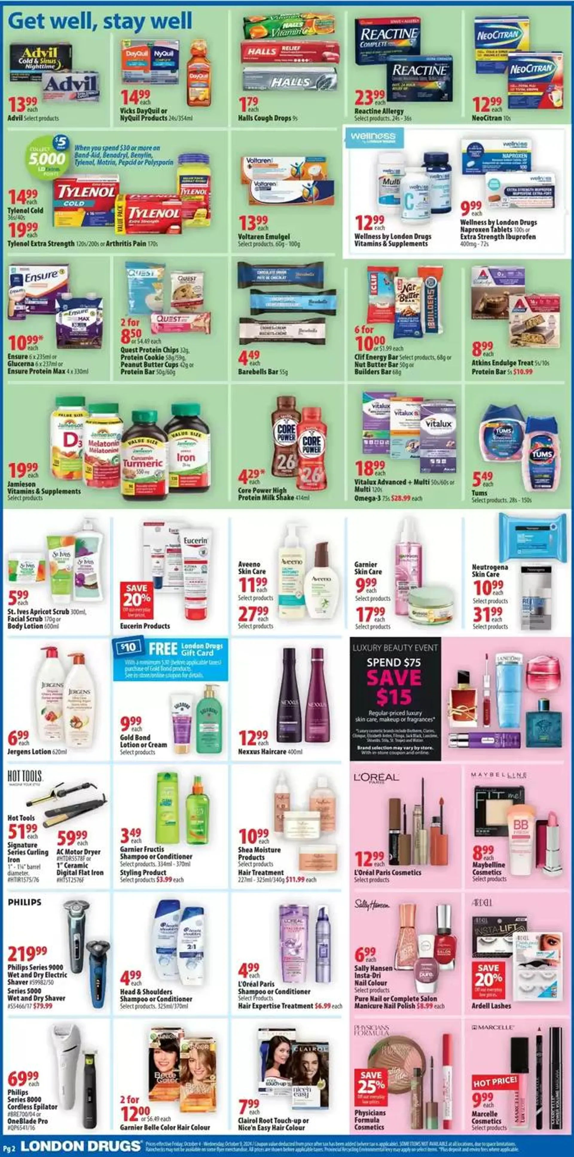 London Drugs Weekly ad from October 4 to October 9 2024 - flyer page 2