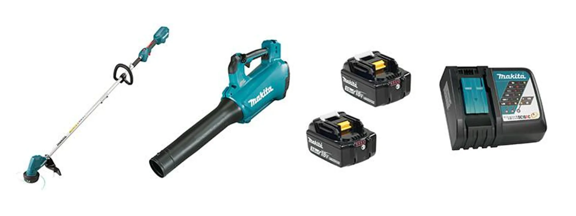 18V TRIMMER BLOWER TOOL KIT MAKITA WITH