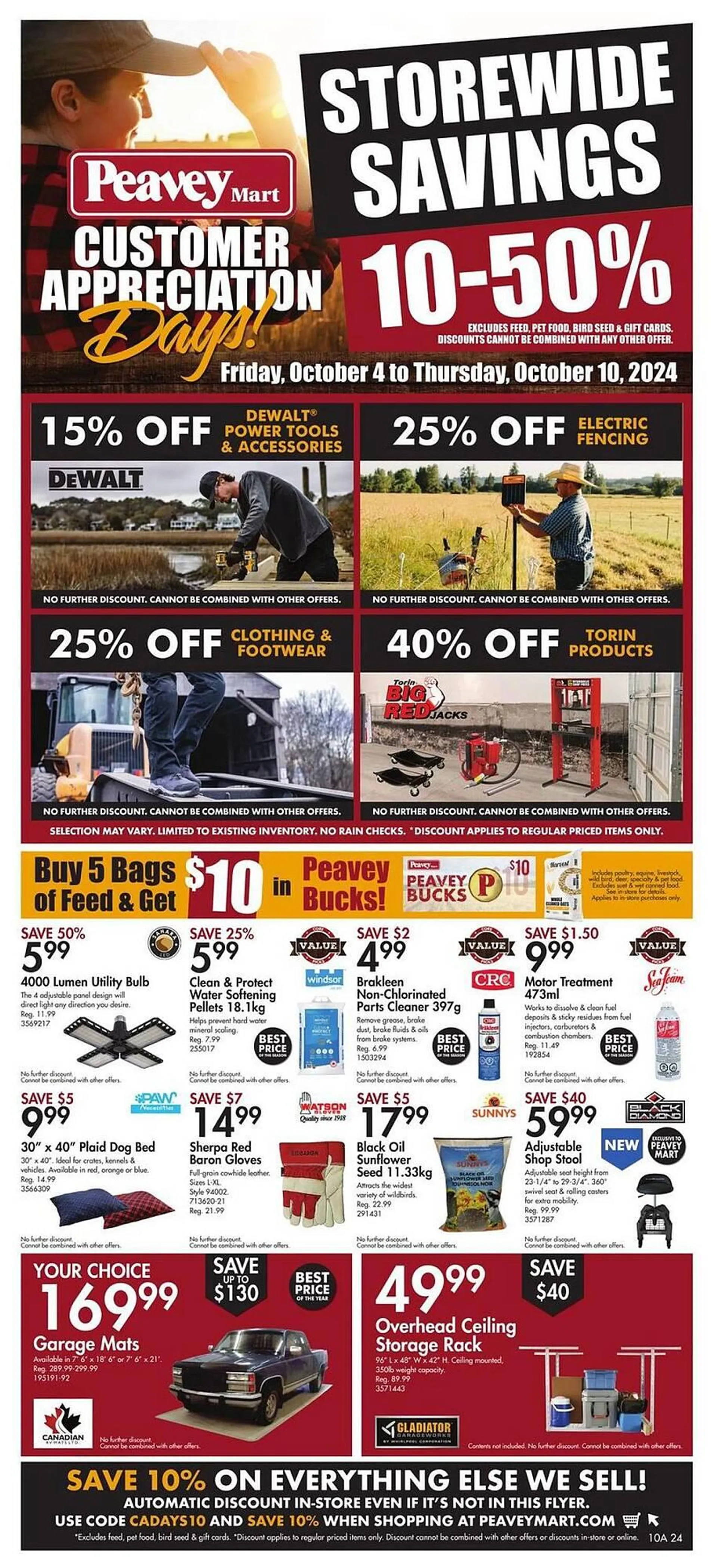 Peavey Mart flyer - 1