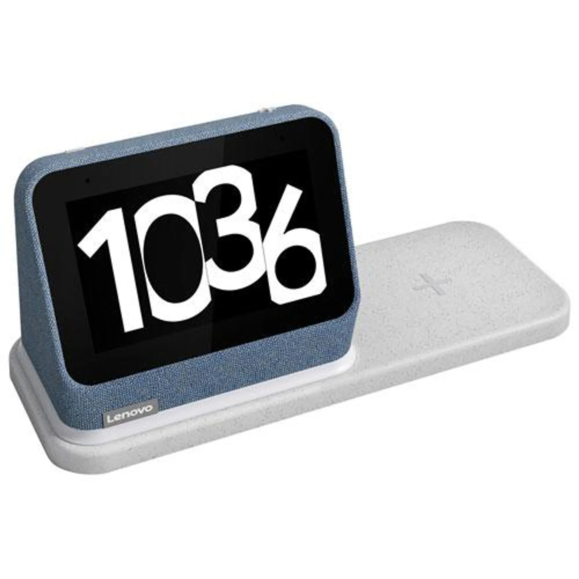 Lenovo Smart Clock 2 with Wireless Charging Dock - Abyss Blue