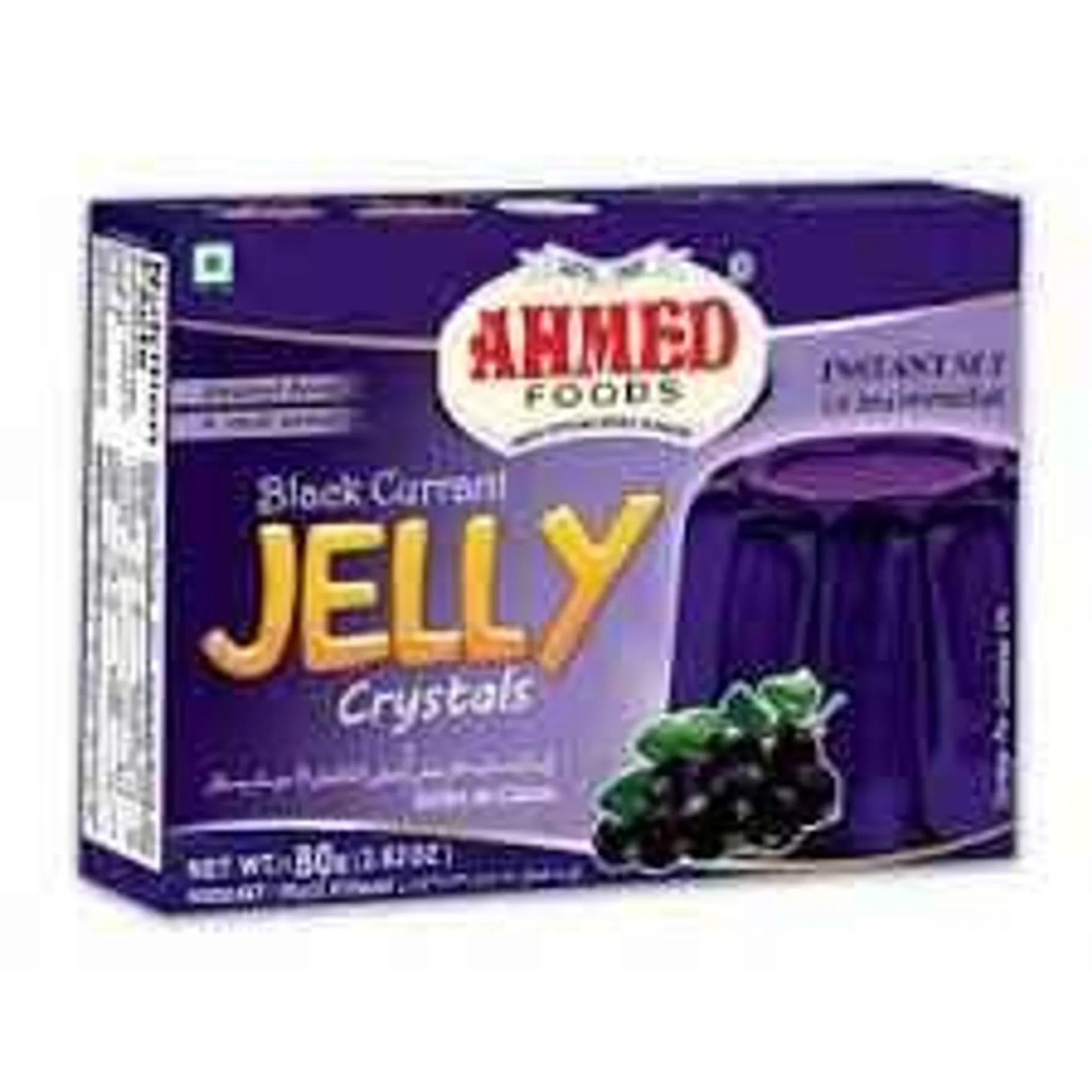 New Ahmed CrystalJelly Black Currant 70g