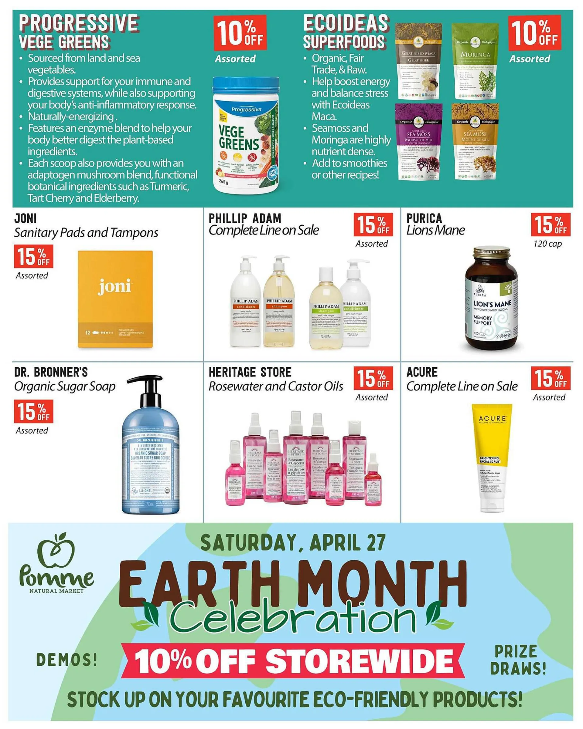 Pomme Natural Market flyer from March 28 to April 3 2024 - flyer page 12