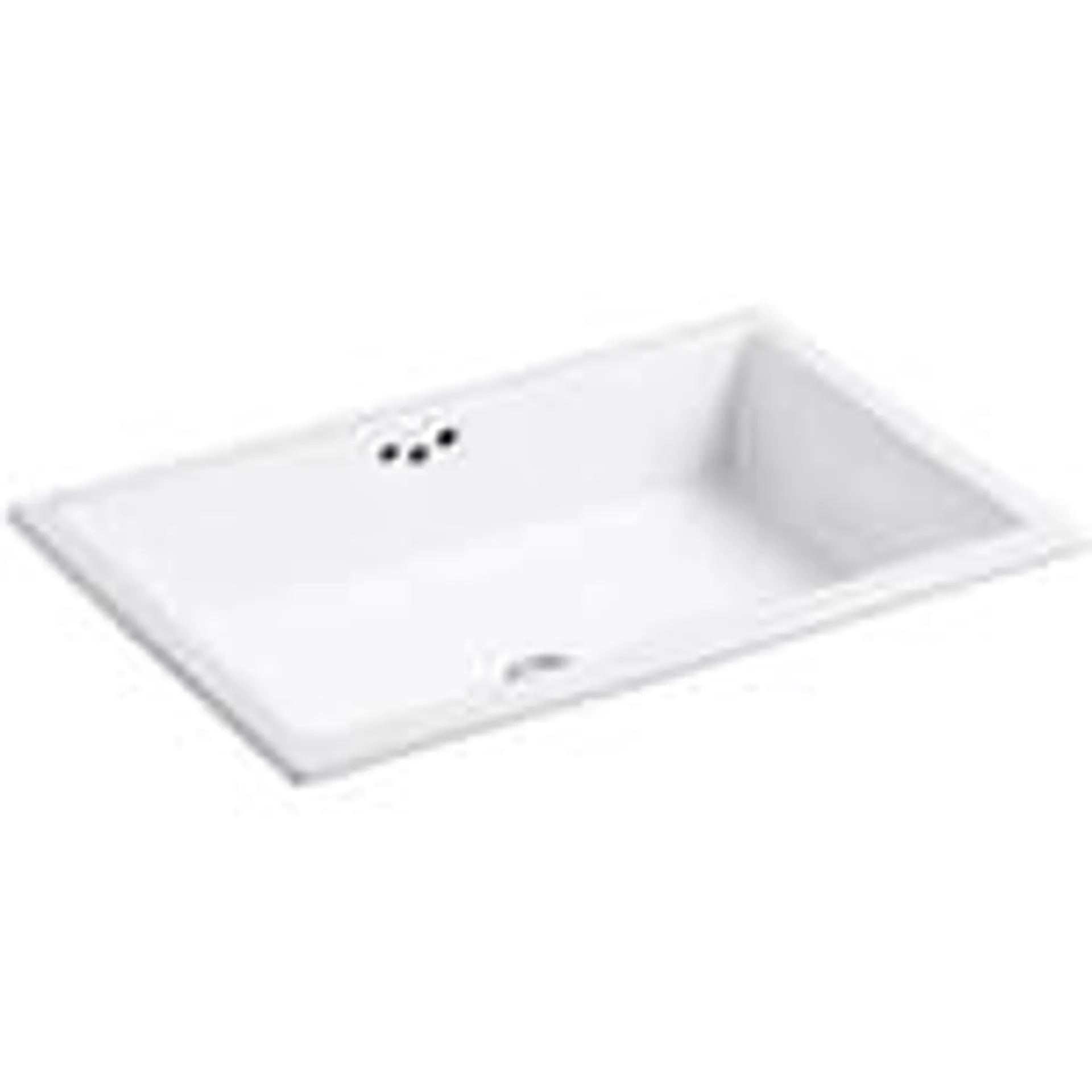 Kathryn Vitreous China Undermount Bathroom Sink with Overflow Drain in White