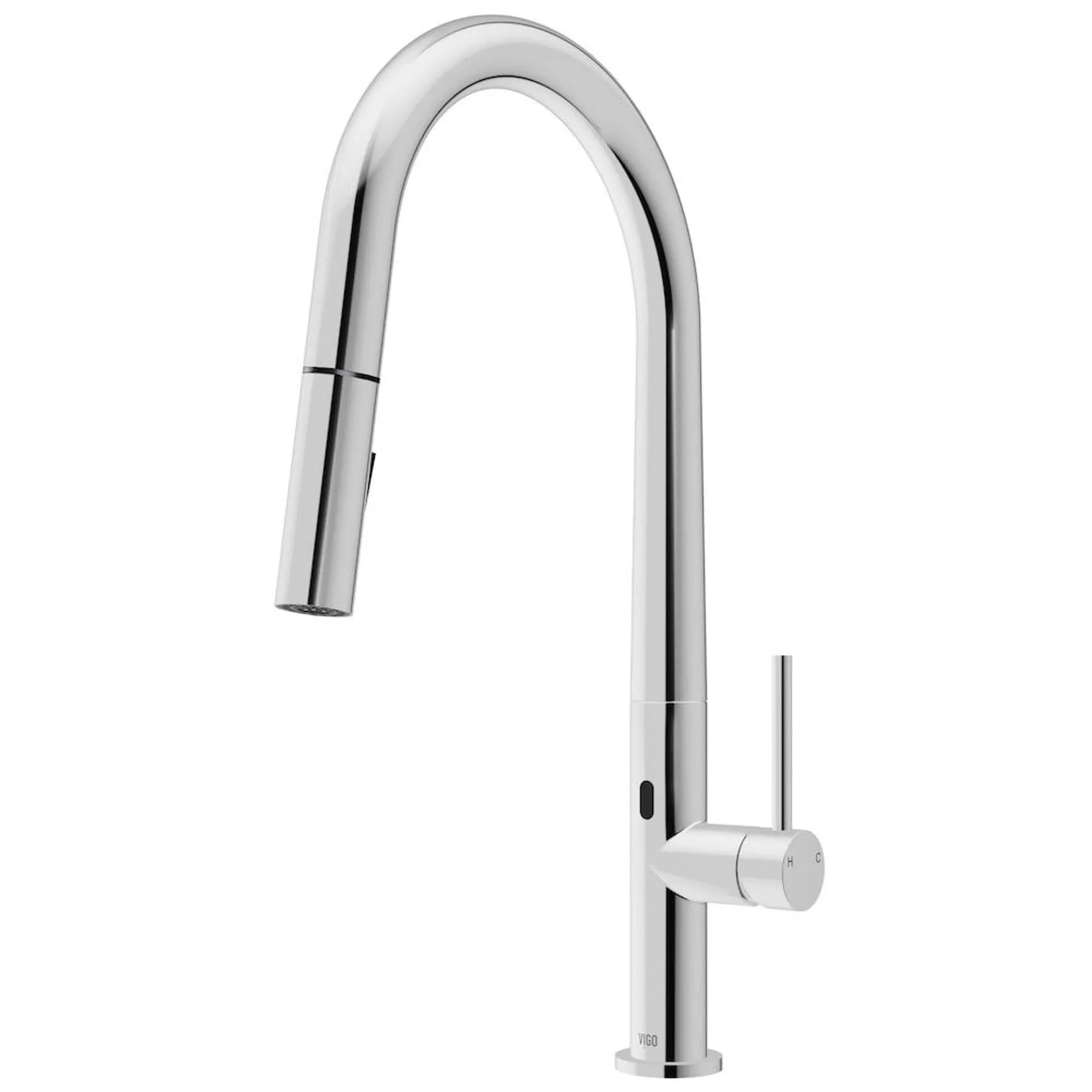 Greenwich Single-Handle Pull-Down Sprayer Kitchen Faucet and Touchless Sensor in Chrome