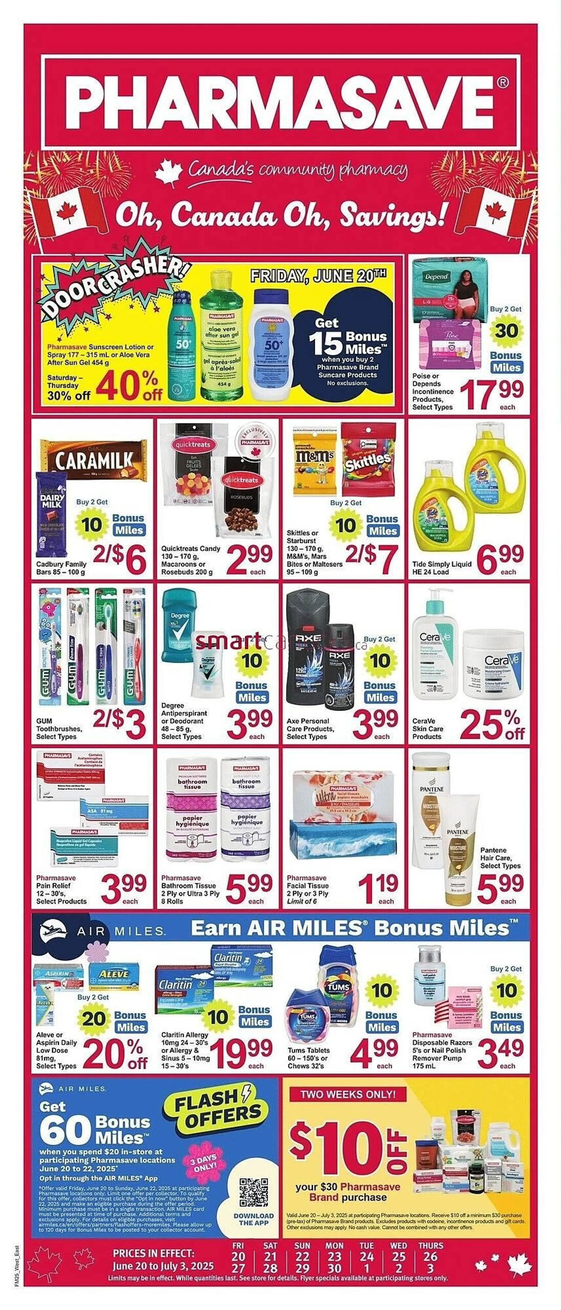 Pharmasave flyer from June 18 to July 2 2025 - flyer page 1