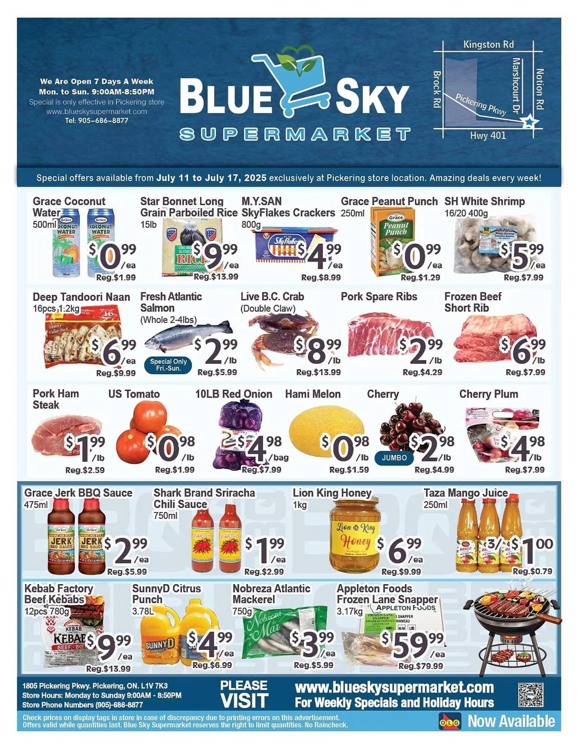 Blue Sky Supermarket flyer - 1