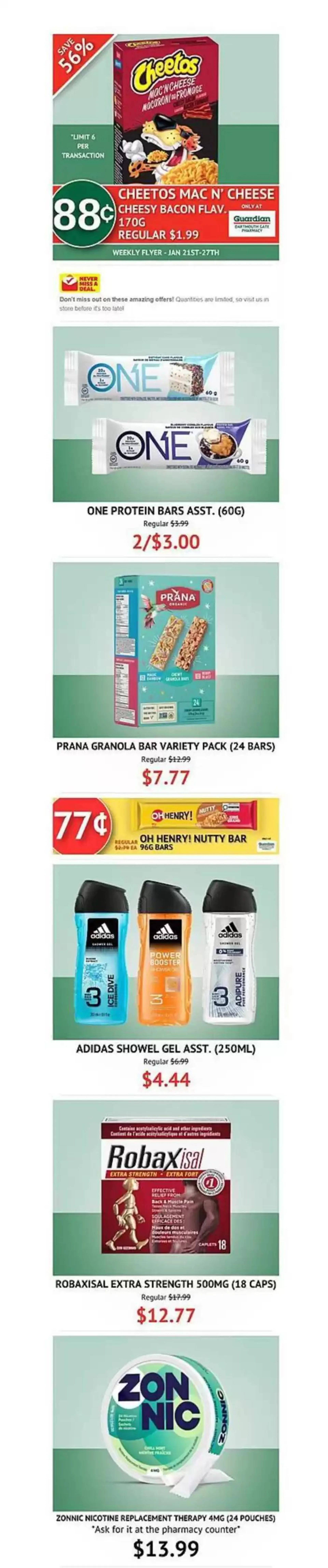 Guardian Pharmacy weekly flyer - 1