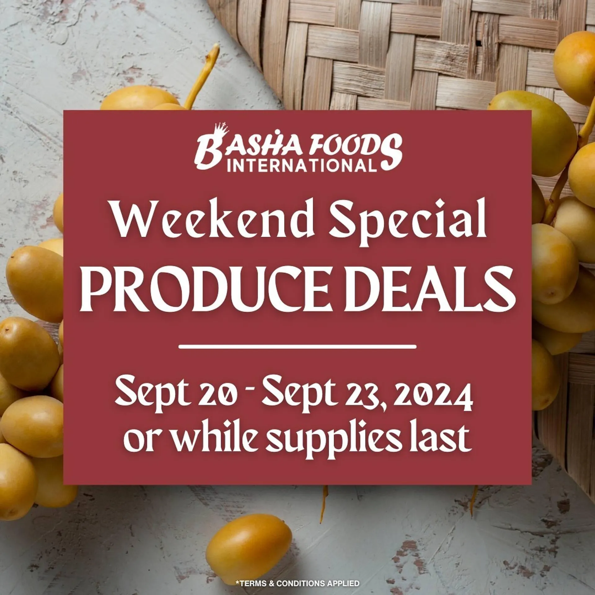 Basha Foods flyer - 1