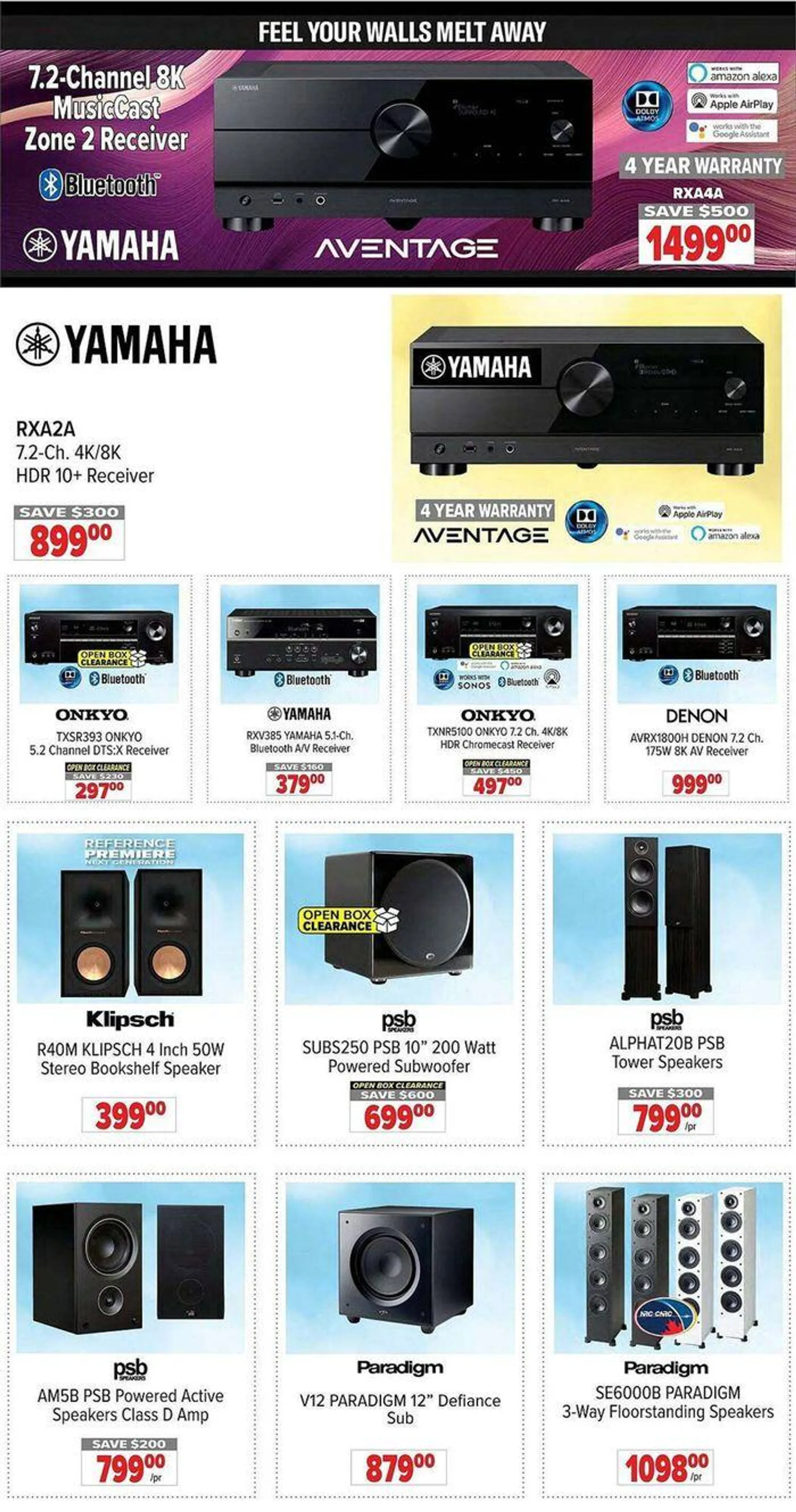 2001 Audio Video weekly flyer from July 19 to July 26 2024 - flyer page 9