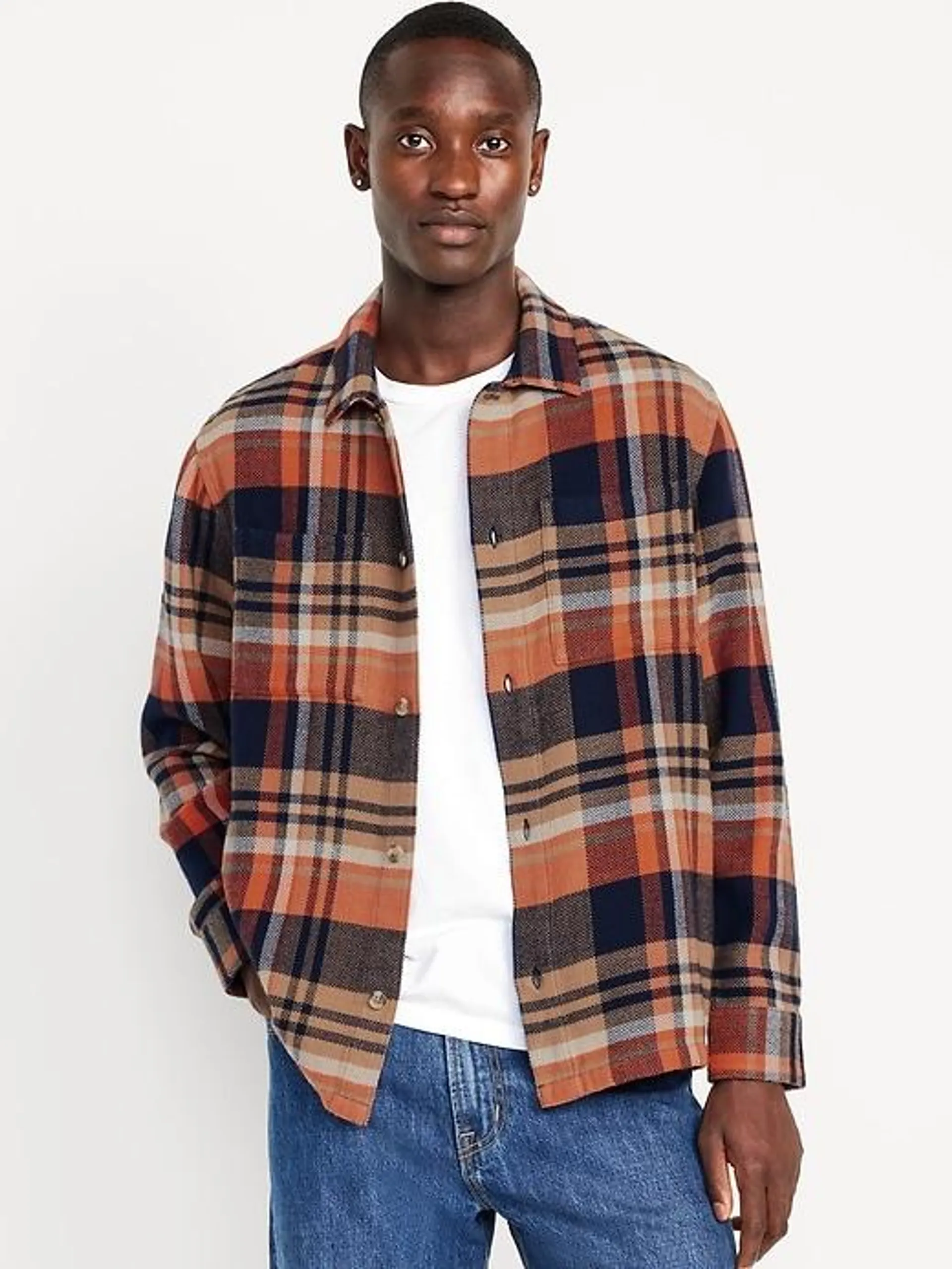 Heavyweight Plaid Flannel Shirt