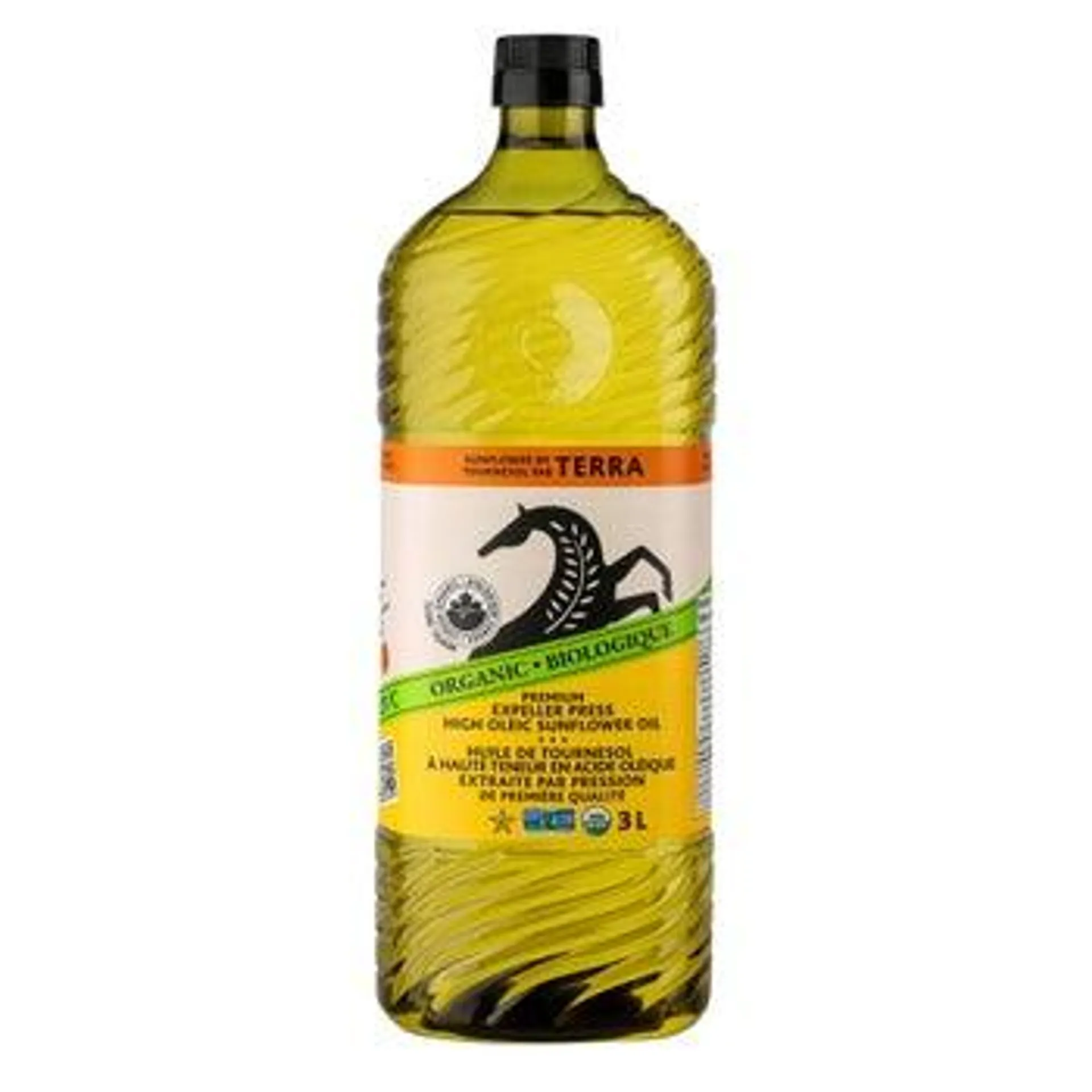 Sunflower by Terra Organic High Oleic Sunflower Oil, 3 L