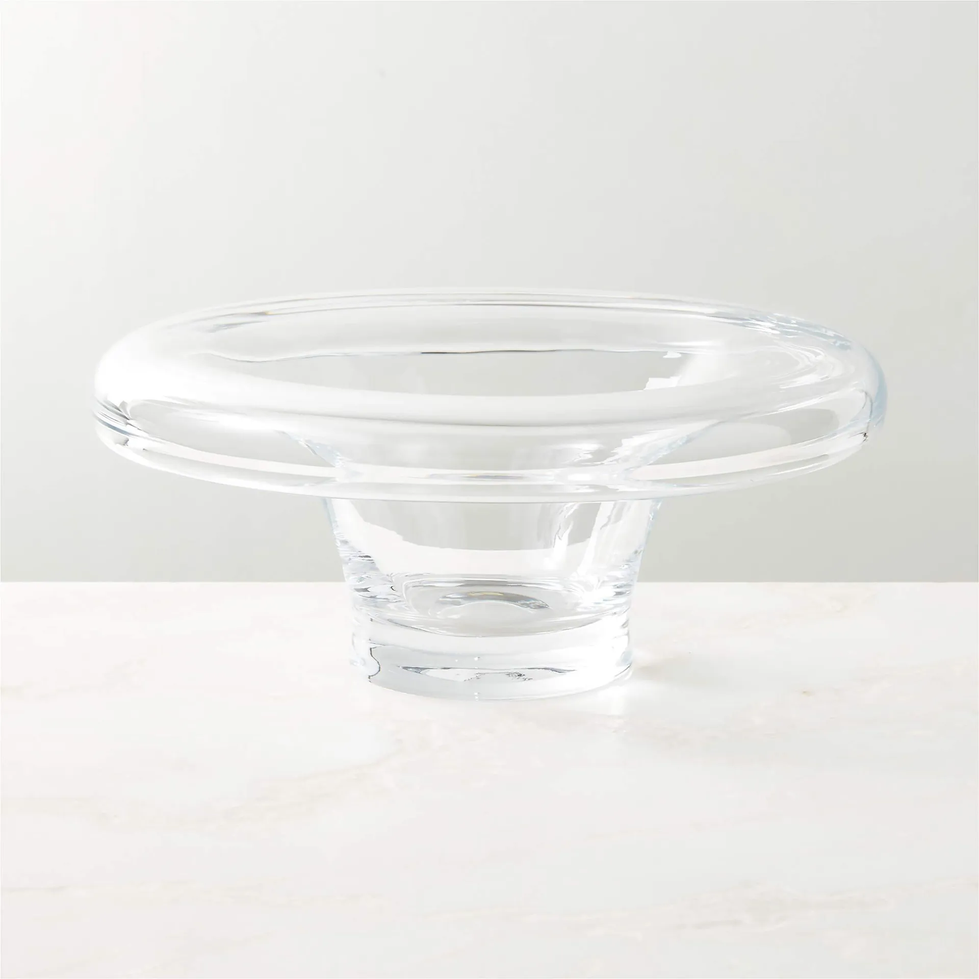 Delphi Clear Glass Decorative Bowl