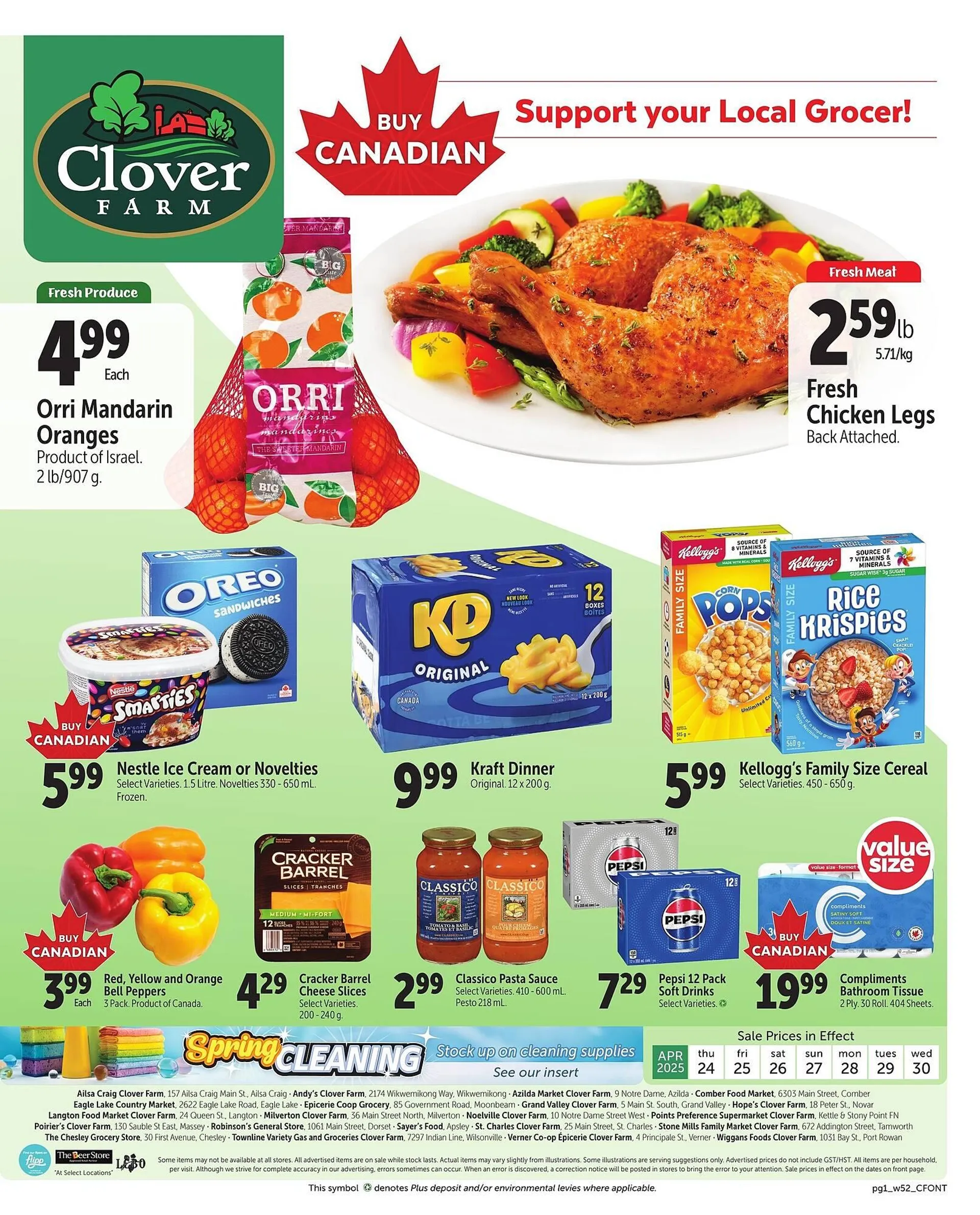 Clover Farm flyer - 1