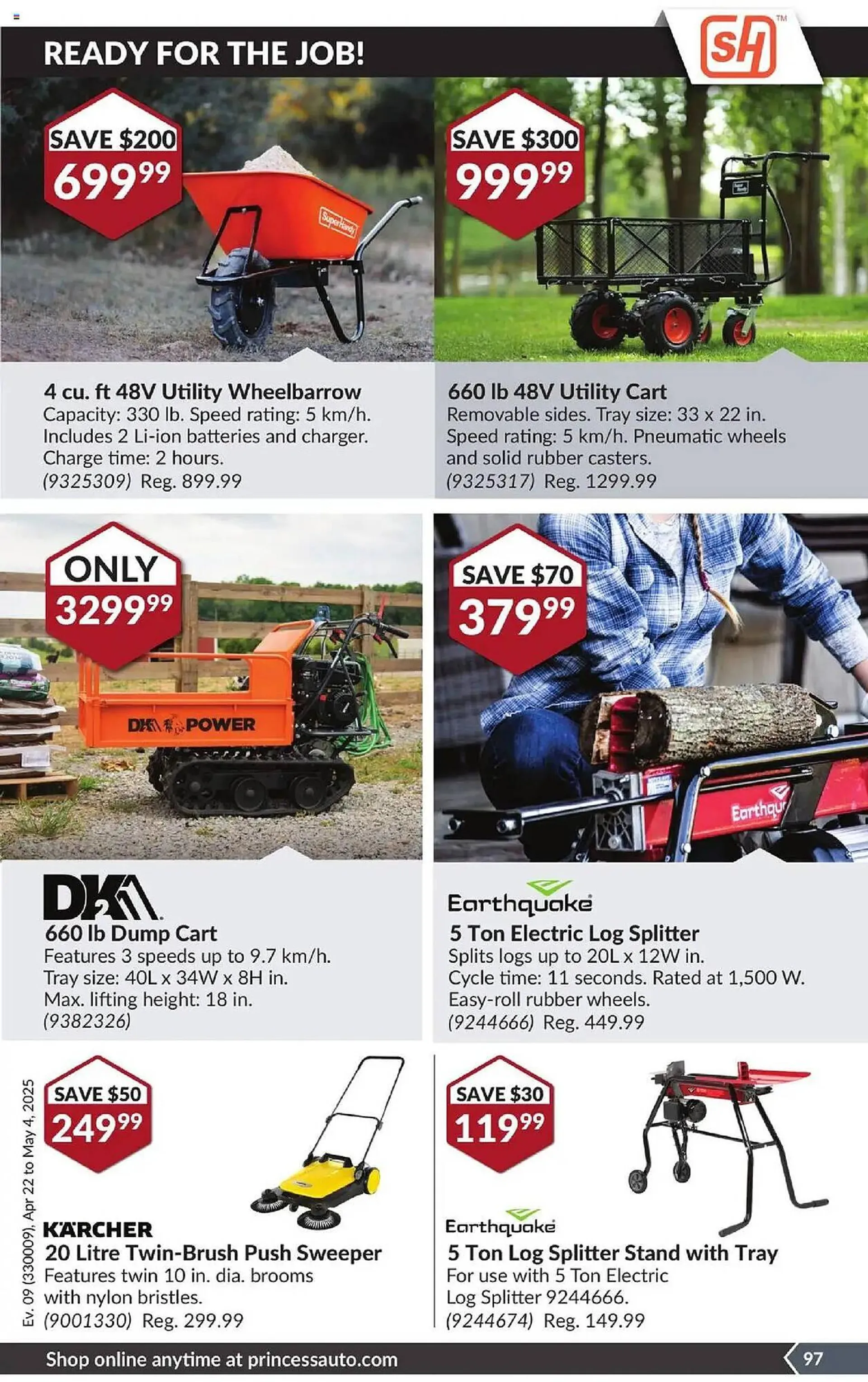 Princess Auto flyer from April 22 to May 4 2025 - flyer page 102