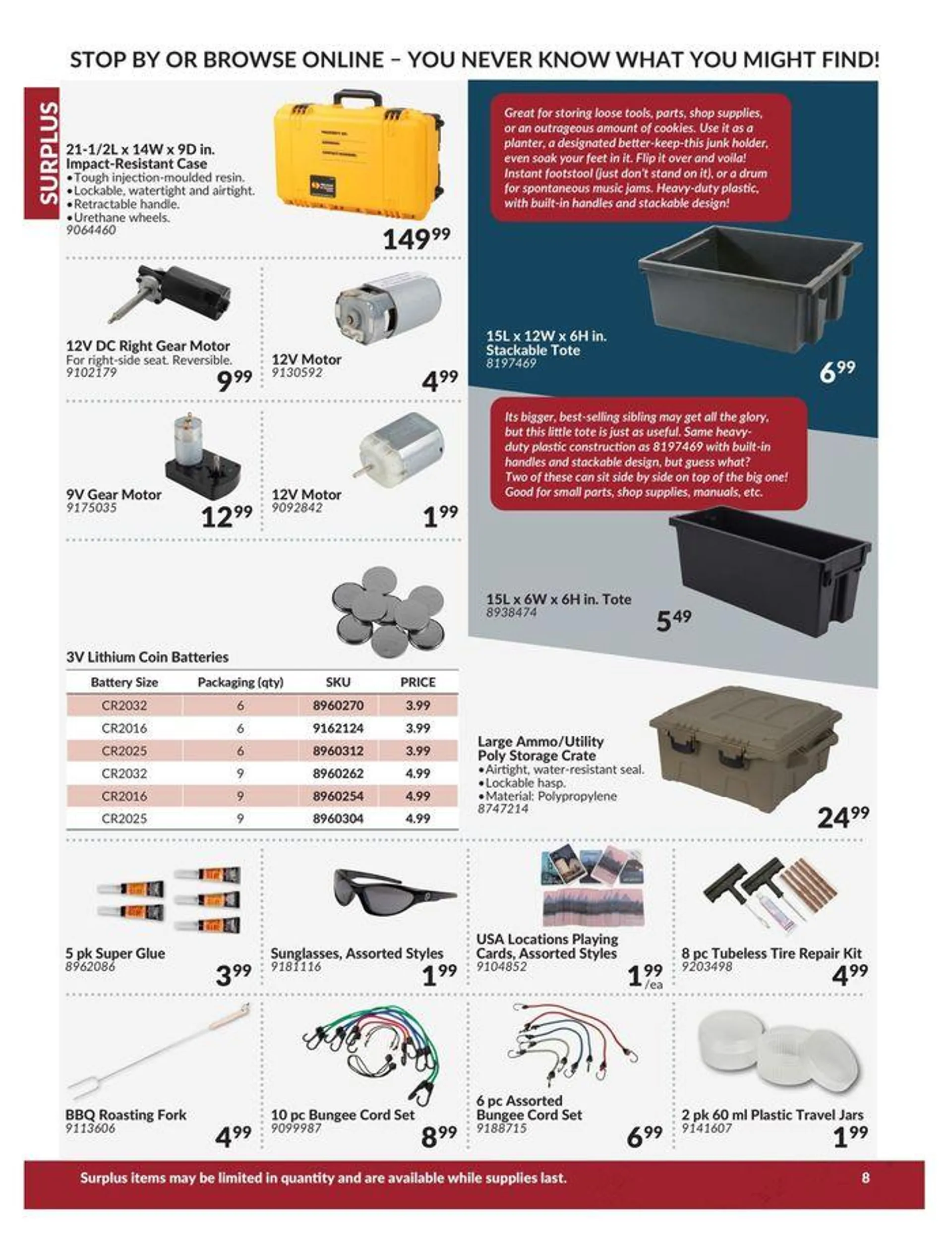 Surplus Catalogue from April 23 to April 22 2025 - flyer page 8