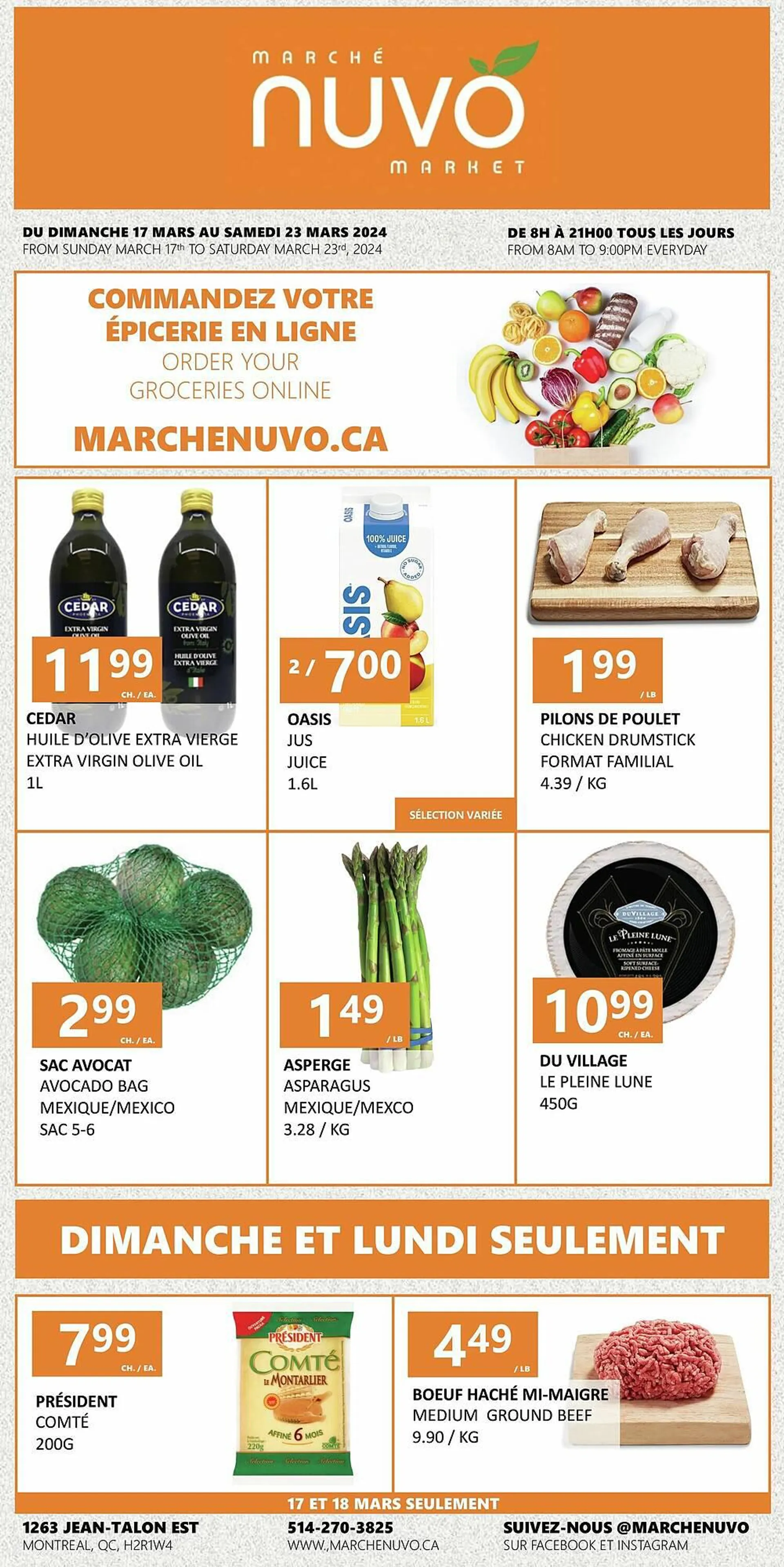 Marche Nuvo flyer from March 18 to April 1 2024 - flyer page 1