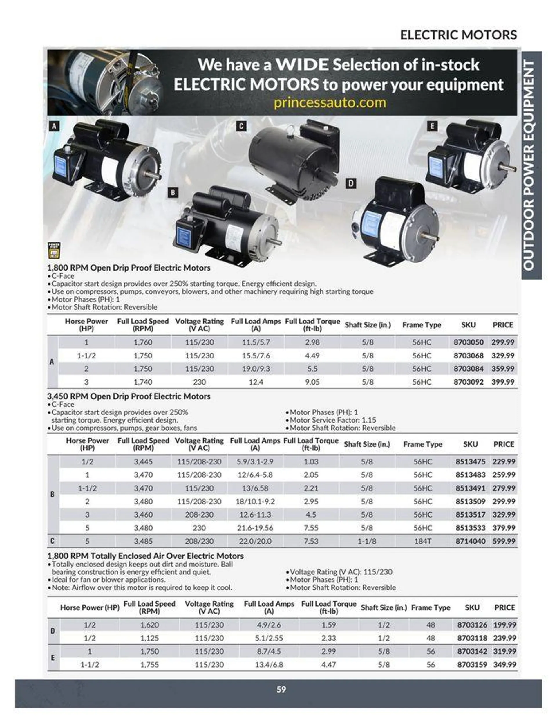 OUTDOOR POWER EQUIPMENT from April 23 to April 22 2025 - flyer page 59