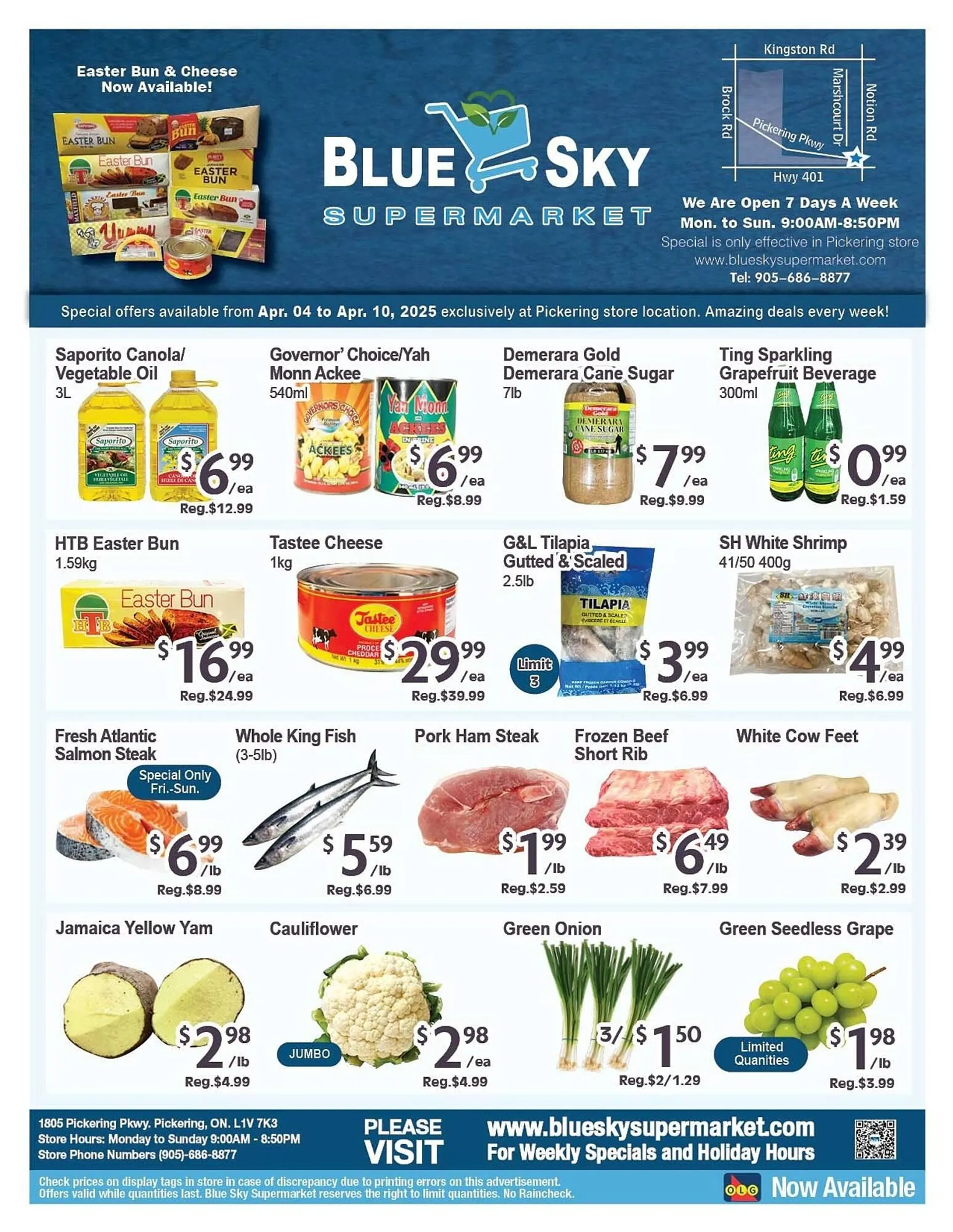 Blue Sky Supermarket flyer - 1