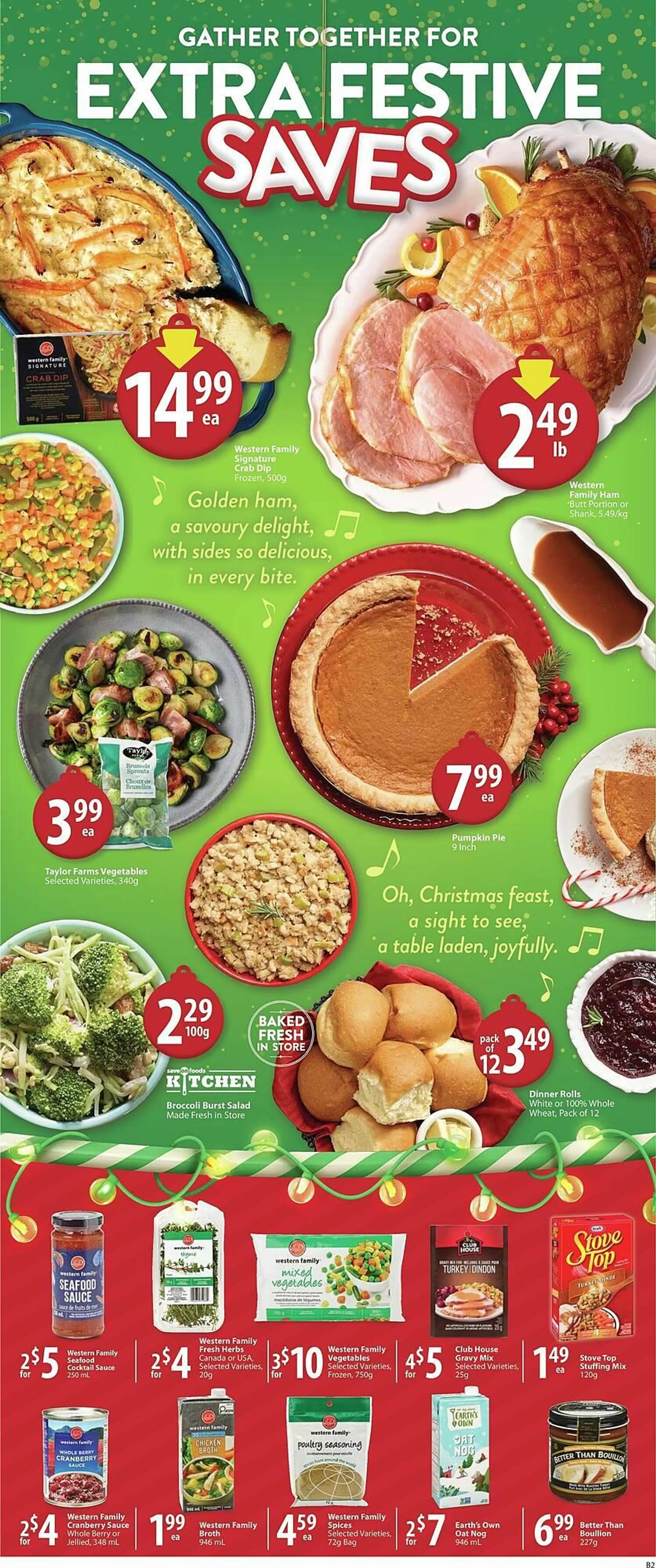 Save on Foods flyer from December 18 to December 25 2024 - flyer page 2