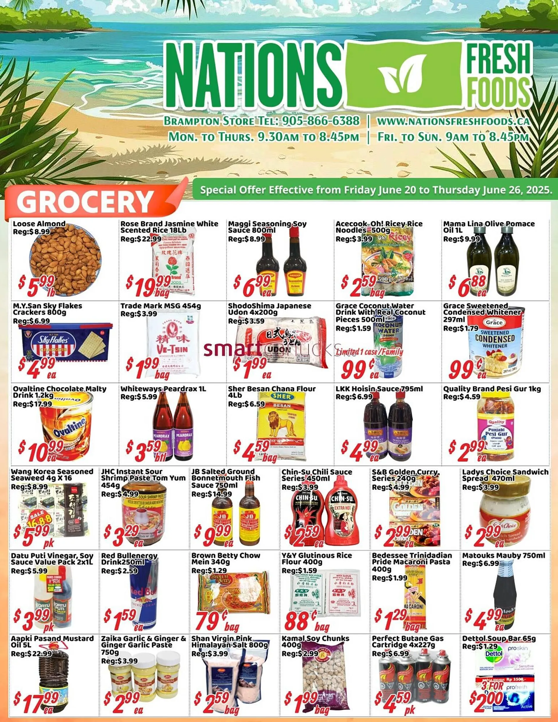 Nations Fresh Foods flyer from June 20 to June 26 2025 - flyer page 1