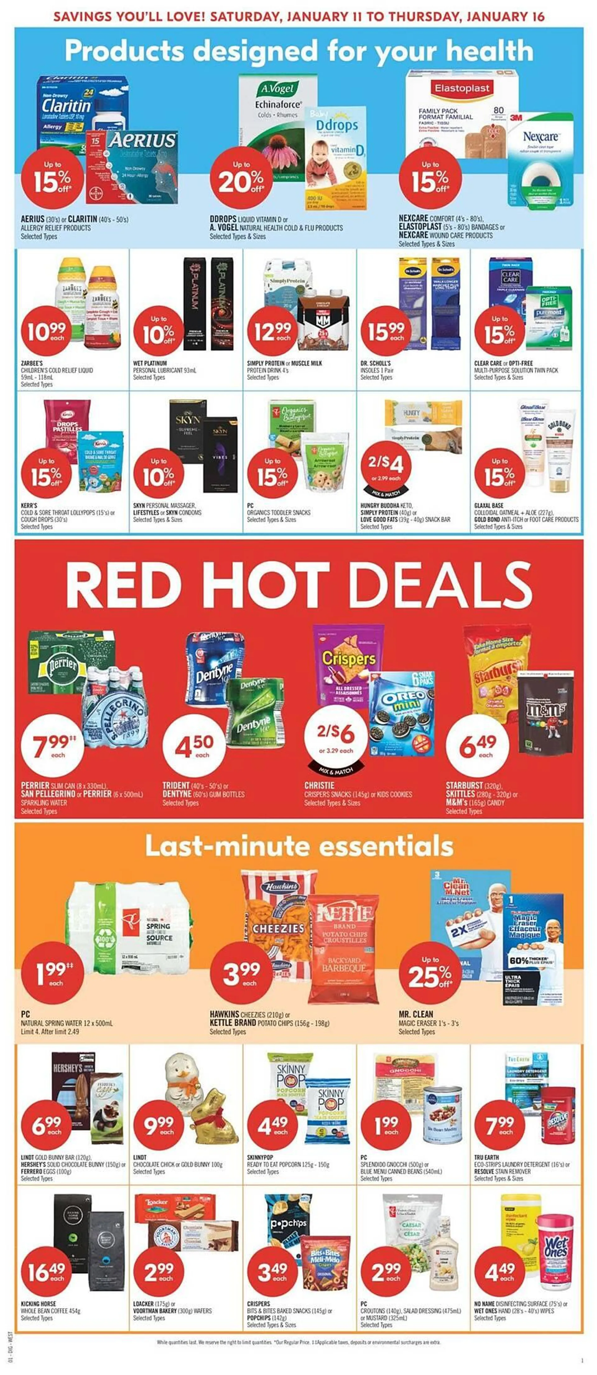 Shoppers Drug Mart flyer from January 9 to January 16 2025 - flyer page 20