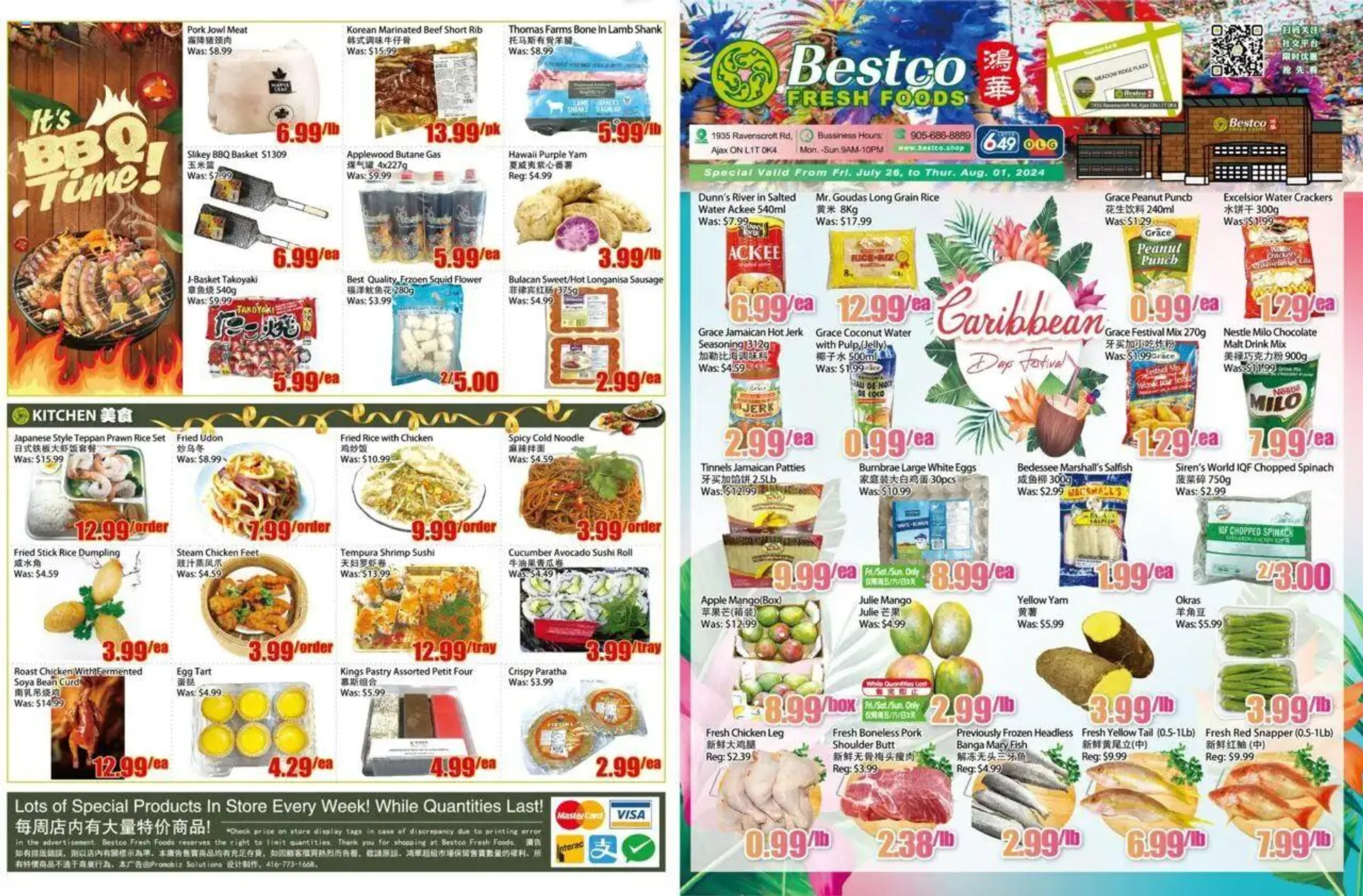 Bestco Foodmart weekly flyer / circulaire - 0