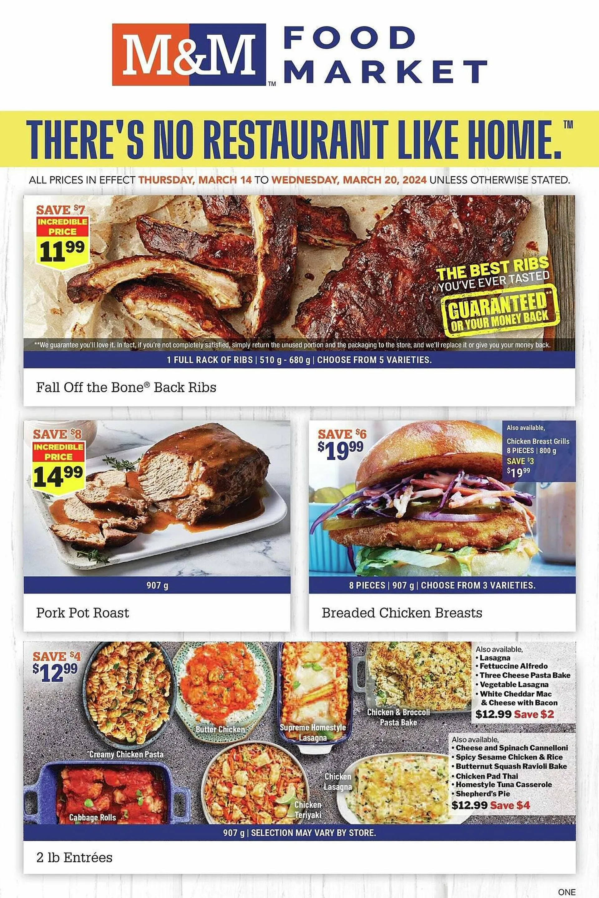 M & M Food Market flyer from March 14 to March 21 2024 - flyer page 1
