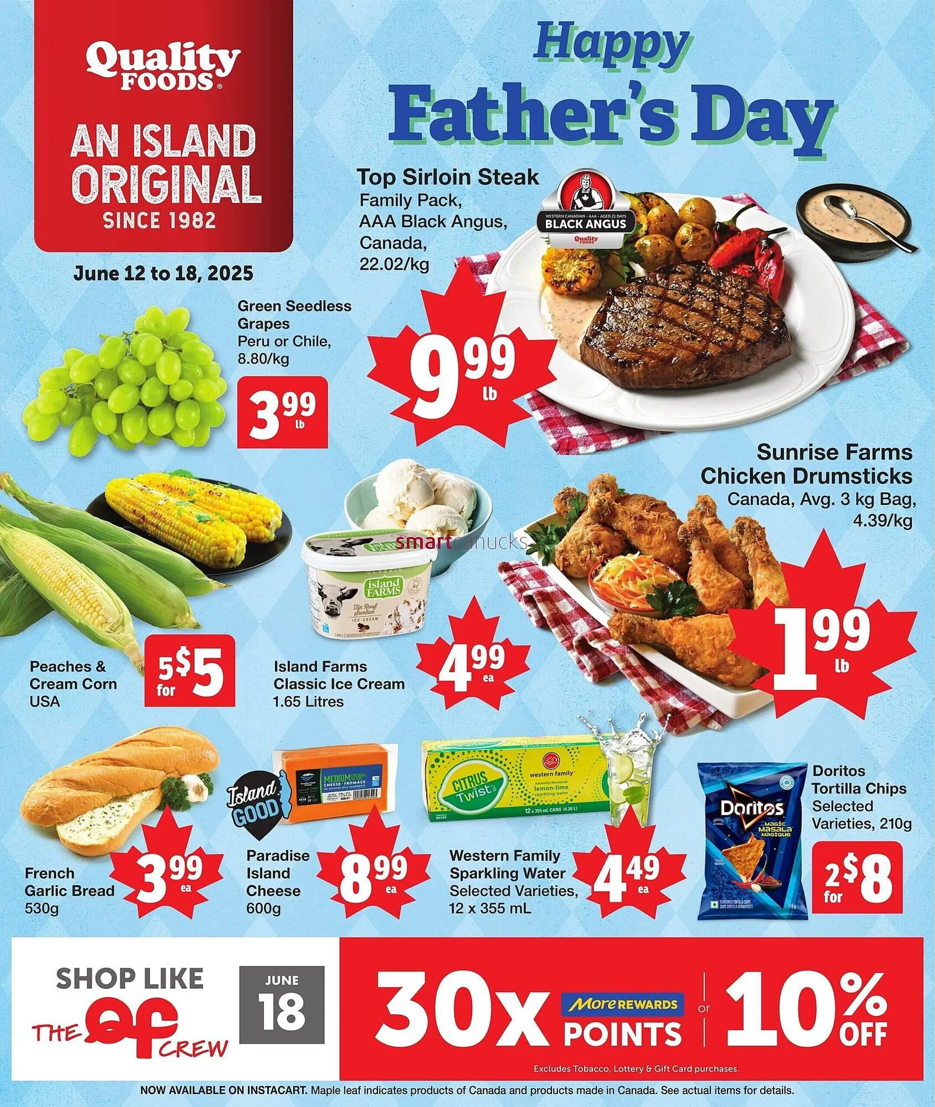 Quality Foods flyer from June 12 to July 2 2025 - flyer page 1