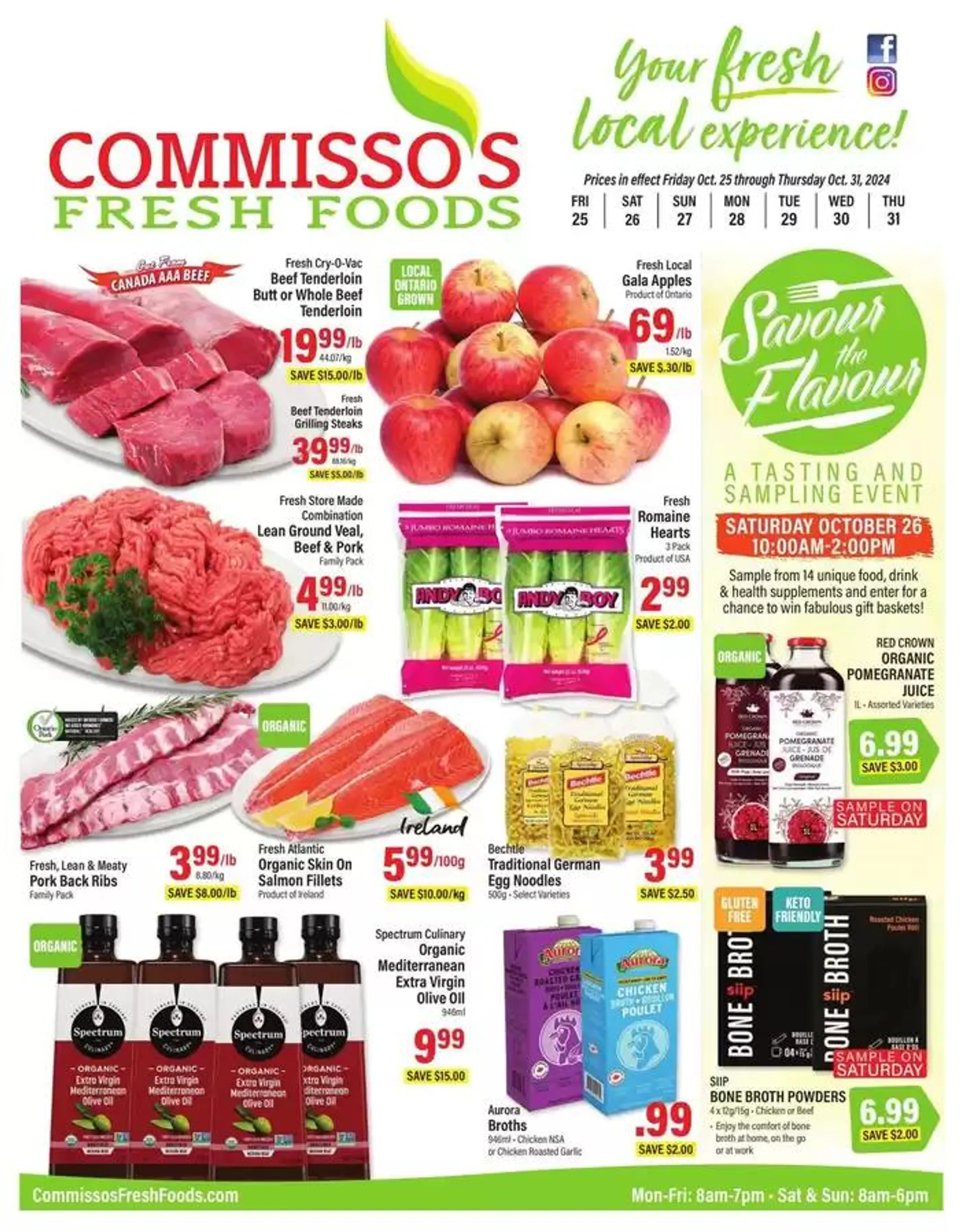 Commissos Fresh Foods weeky flyer - 1