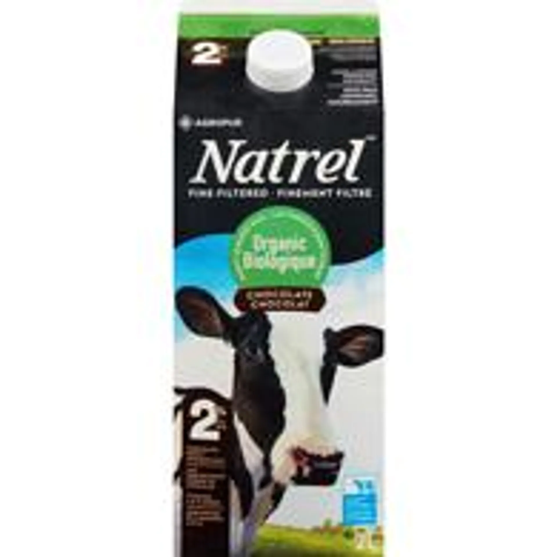 Lait biologique au Chocolat 2%