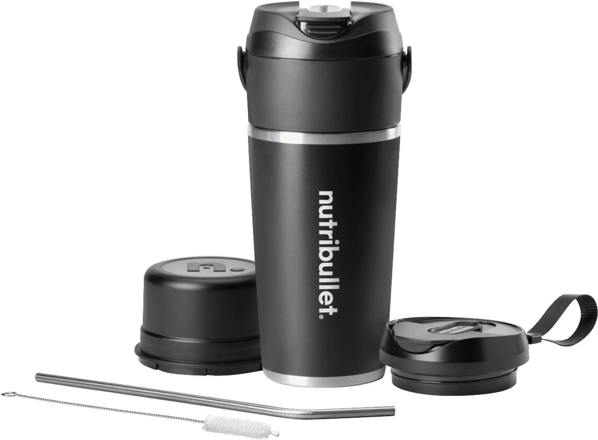 Stainless Steel Flip Portable Blender Black