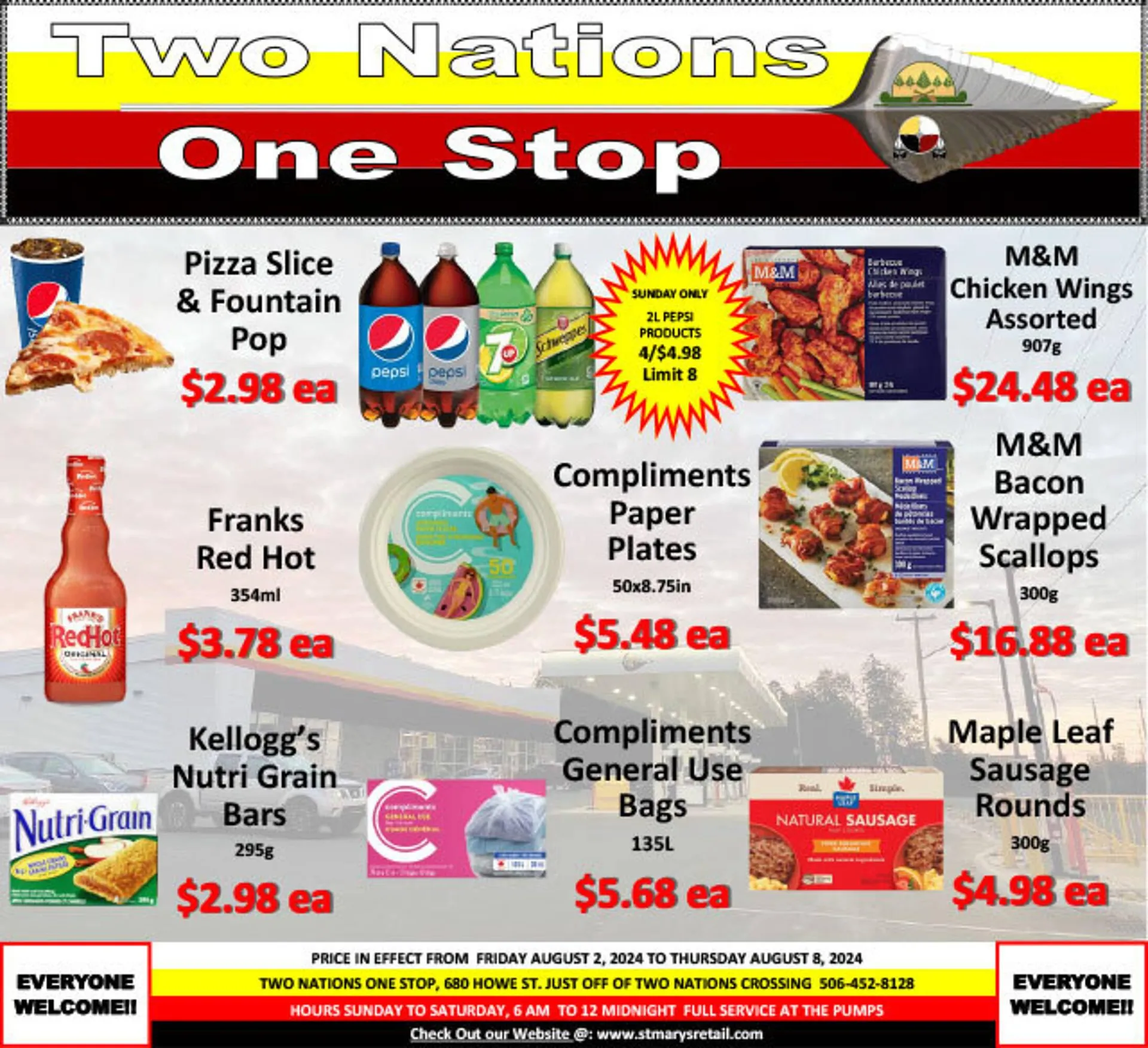 Two Nations One Stop flyer - 1