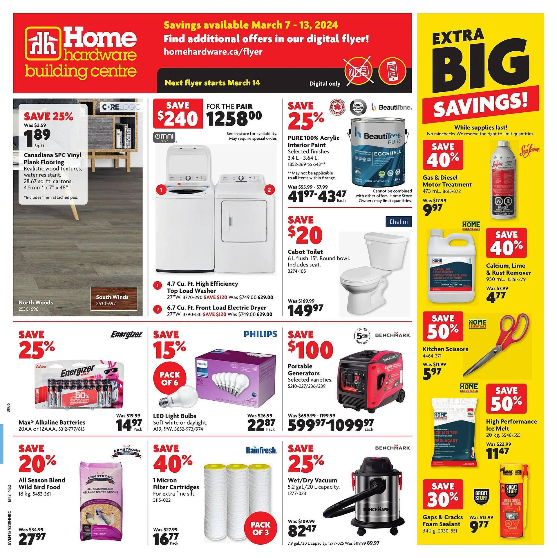 Home Hardware flyer from March 7 to April 3 2024 - flyer page 